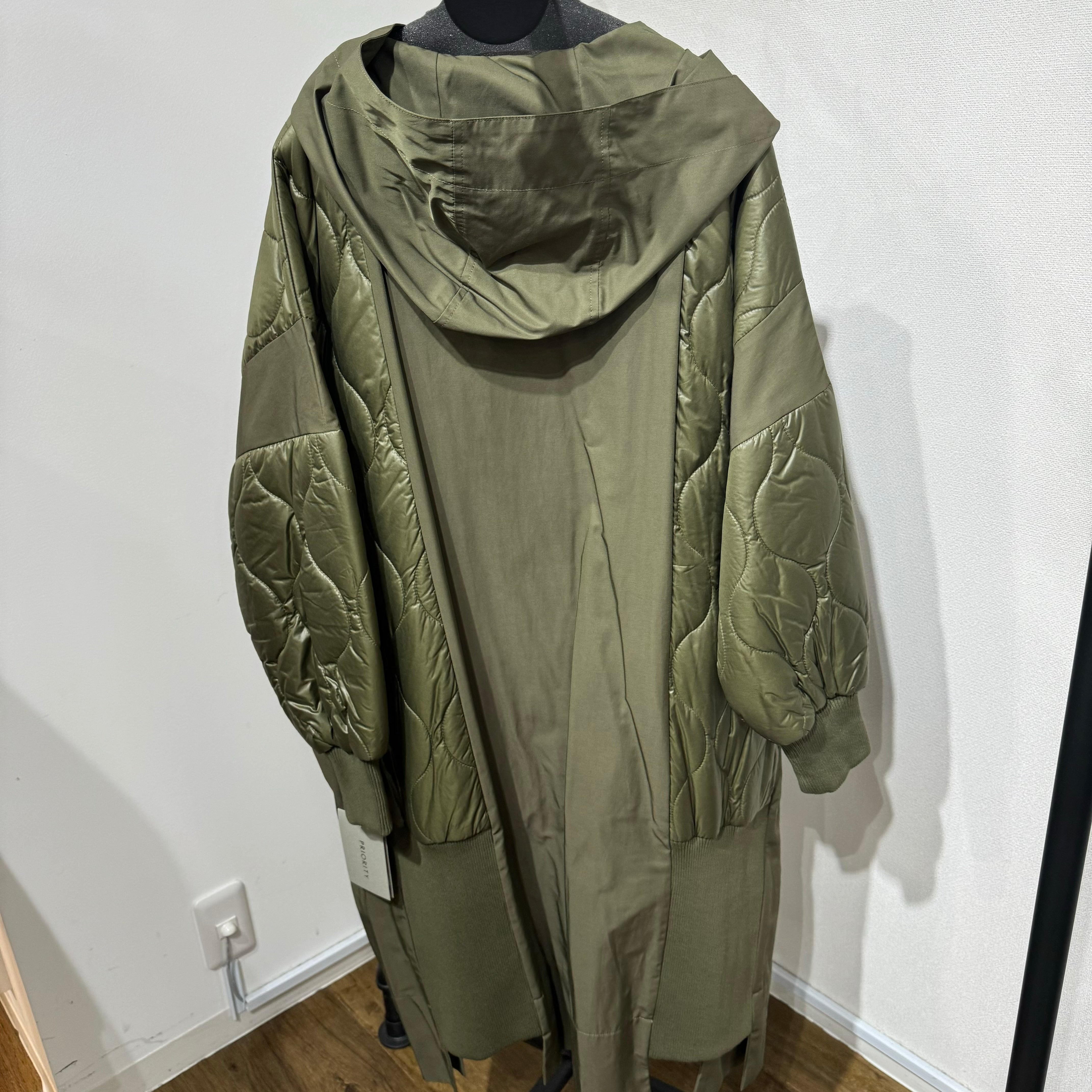 【PRIORITY】キルティングロングアウター　※10/15~21頃より順次発送予定