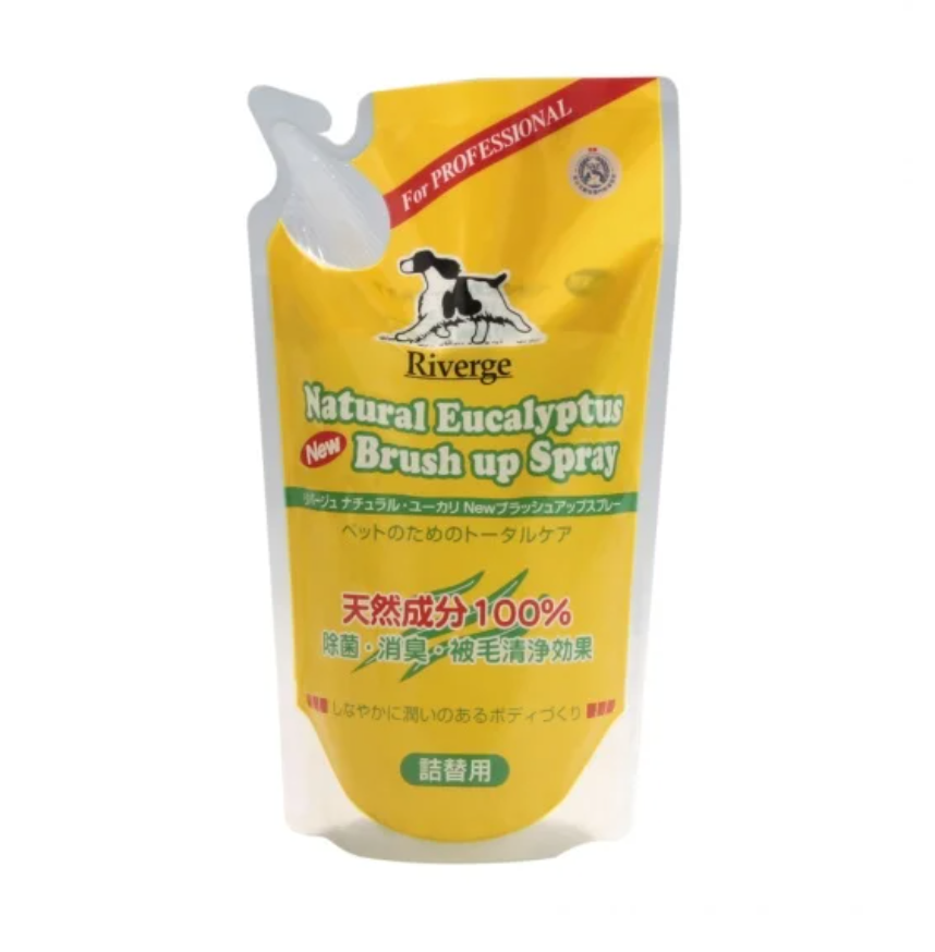 【OrBS】ナチュラル ユーカリNewブラッシュアップスプレー 詰め替え 450ml (ペット用)　※10/8~14頃より配送予定