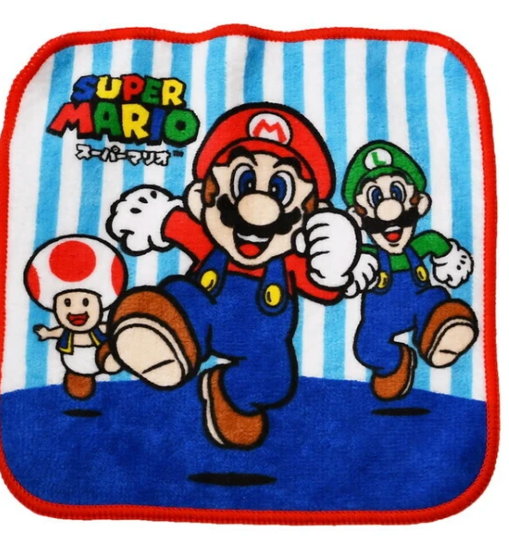 キャラクターミニタオル　5枚組　-スーパーマリオ-　※7/16~22迄に順次発送予定