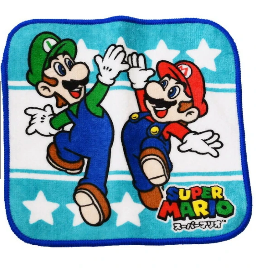 キャラクターミニタオル　5枚組　-スーパーマリオ-　※7/16~22迄に順次発送予定