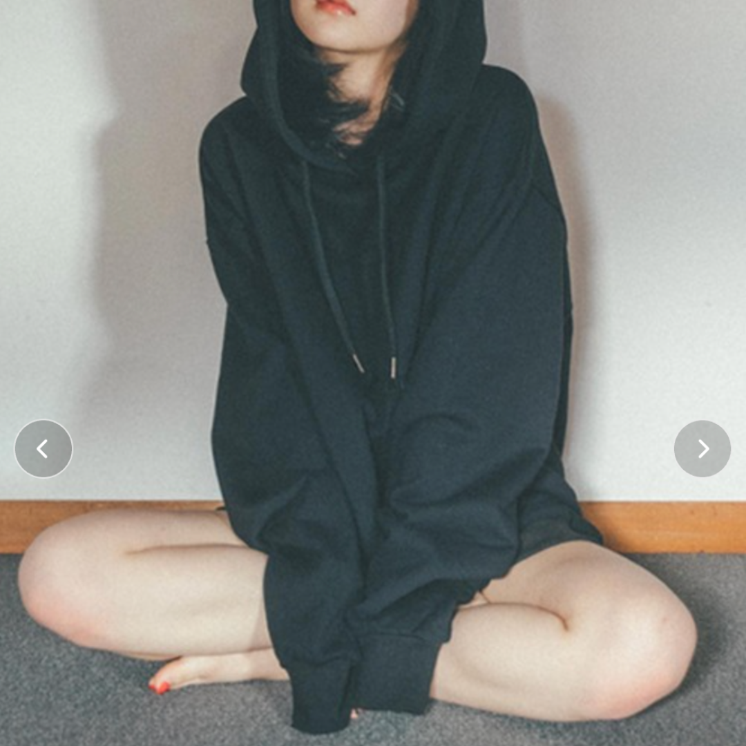 バックフォトプリントフーディースウェット -ブラックノーマル / サイズ1(ノーマル)-　※10/29〜11/4より順次配送