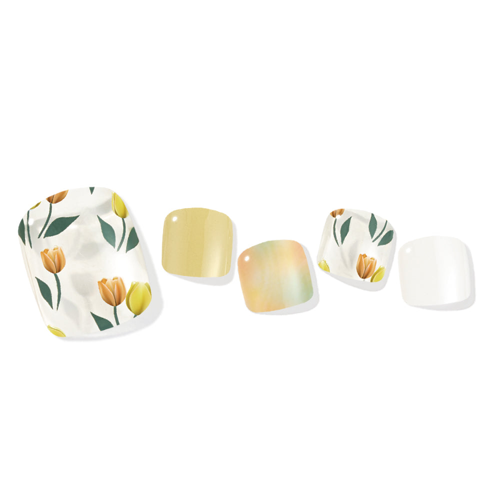 ellipsノベルティ対象商品【EDGEU】ジェルネイルシール　 足用　　EPA622 PLEASURE TULIP　※8/20〜26より順次発送予定