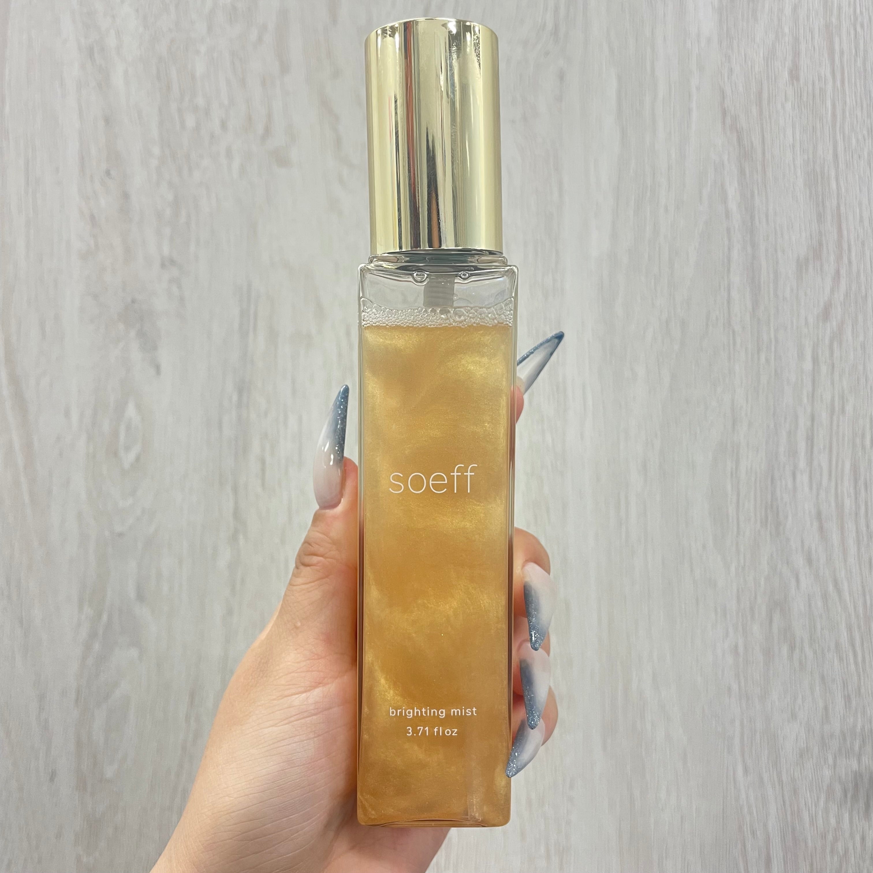 soeff(ｿﾌ） ﾌﾞﾗｲﾃｨﾝｸﾞﾐｽﾄ P×GOLD 110ml　 ※8/27〜9/2より順次配送