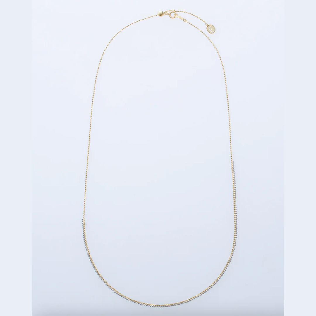 【ENEY】ピクセル ダブルチェーンネックレス　※11月中旬より弊社事務所から発送