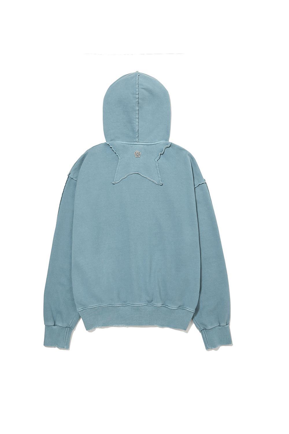 ※予約商品【ULKIN】MUGUNG Vintage Zip-up Hoodie_AQUQ　※12月頃より順次配送予定