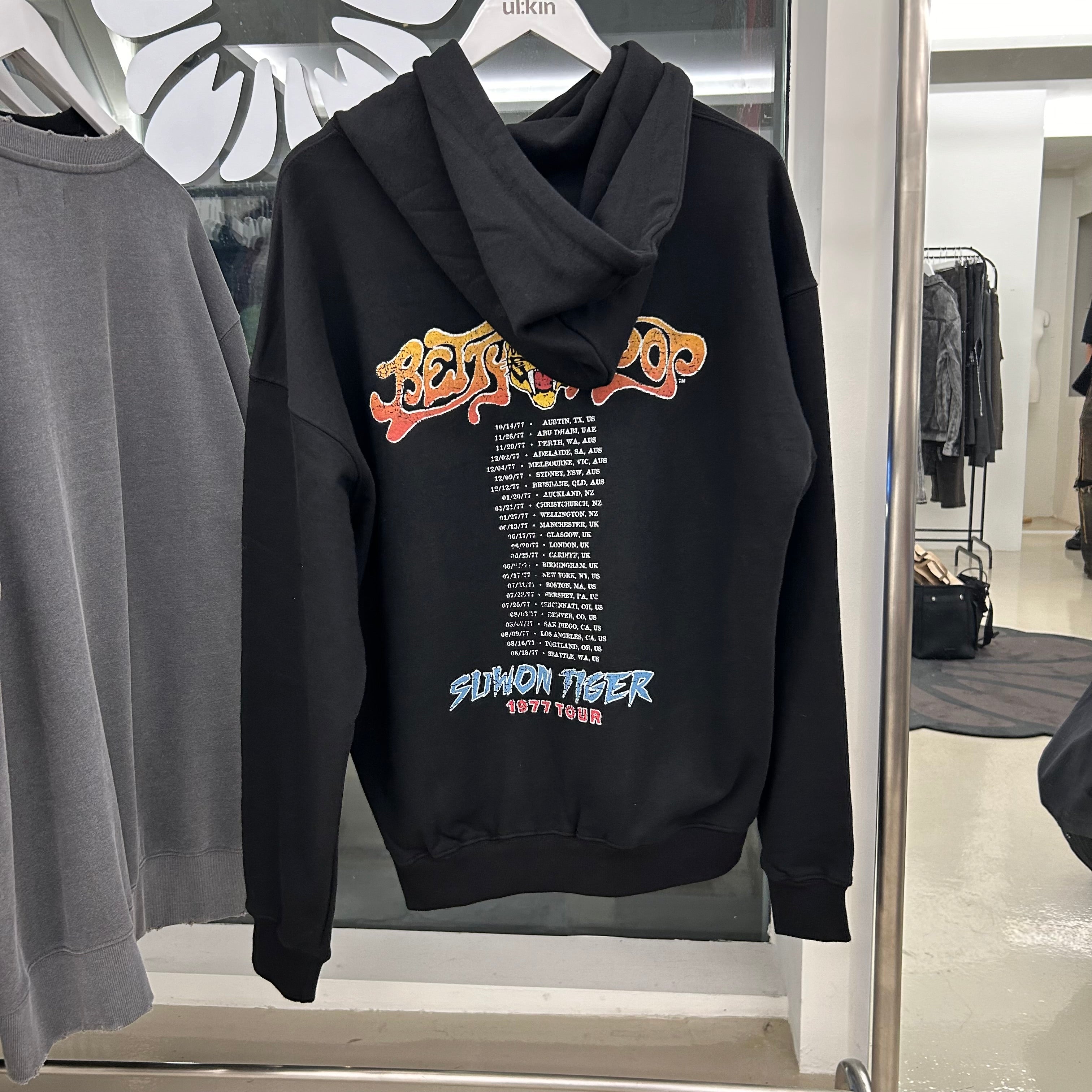 ※予約商品【ULKIN】ULKIN X BETTYBOOP Tgjer Hoodie -BLACK- 　※12月頃より順次配送予定