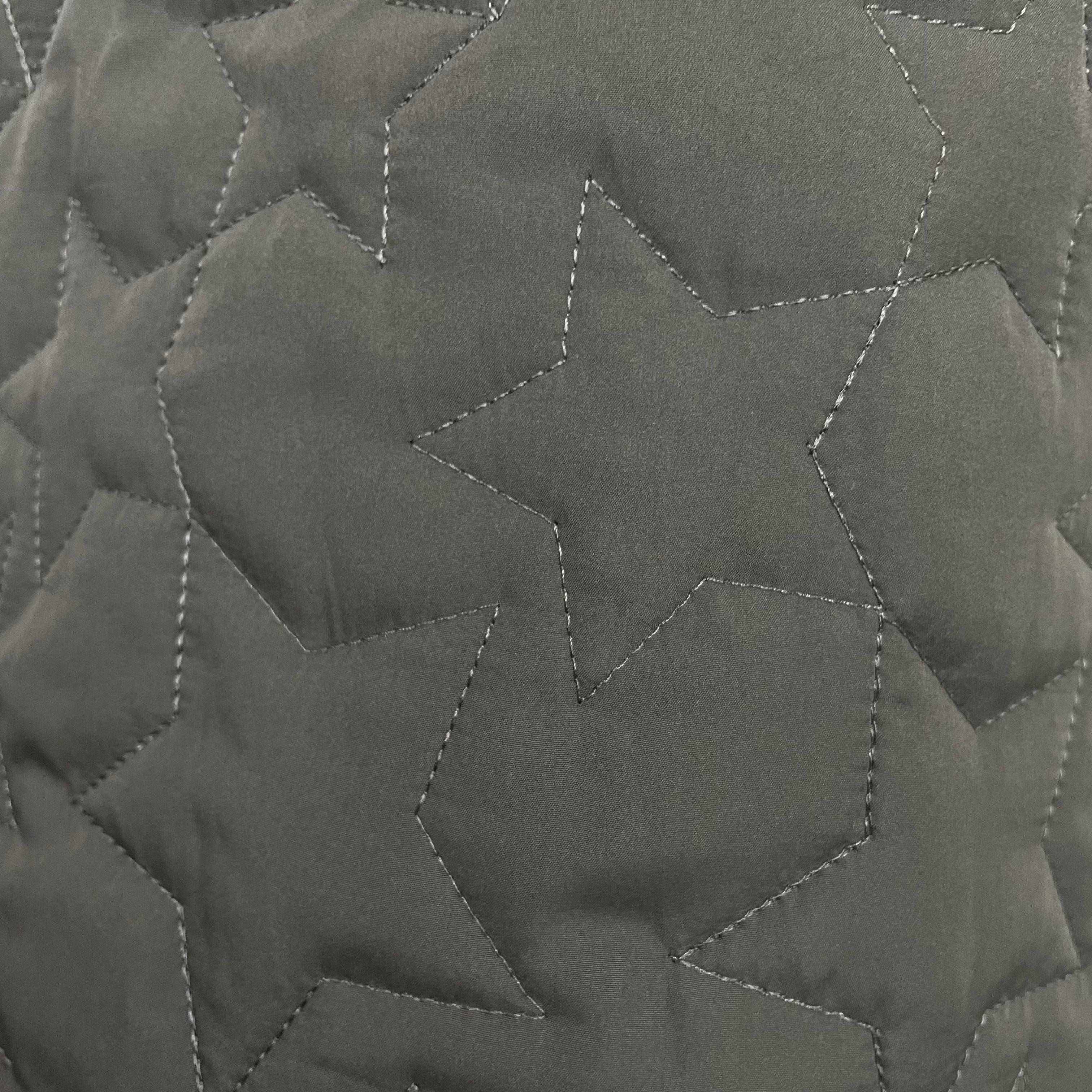 スターキルティングライトブルゾン -グレー-　※10/22~28頃より順次発送 ※ハンガー納品