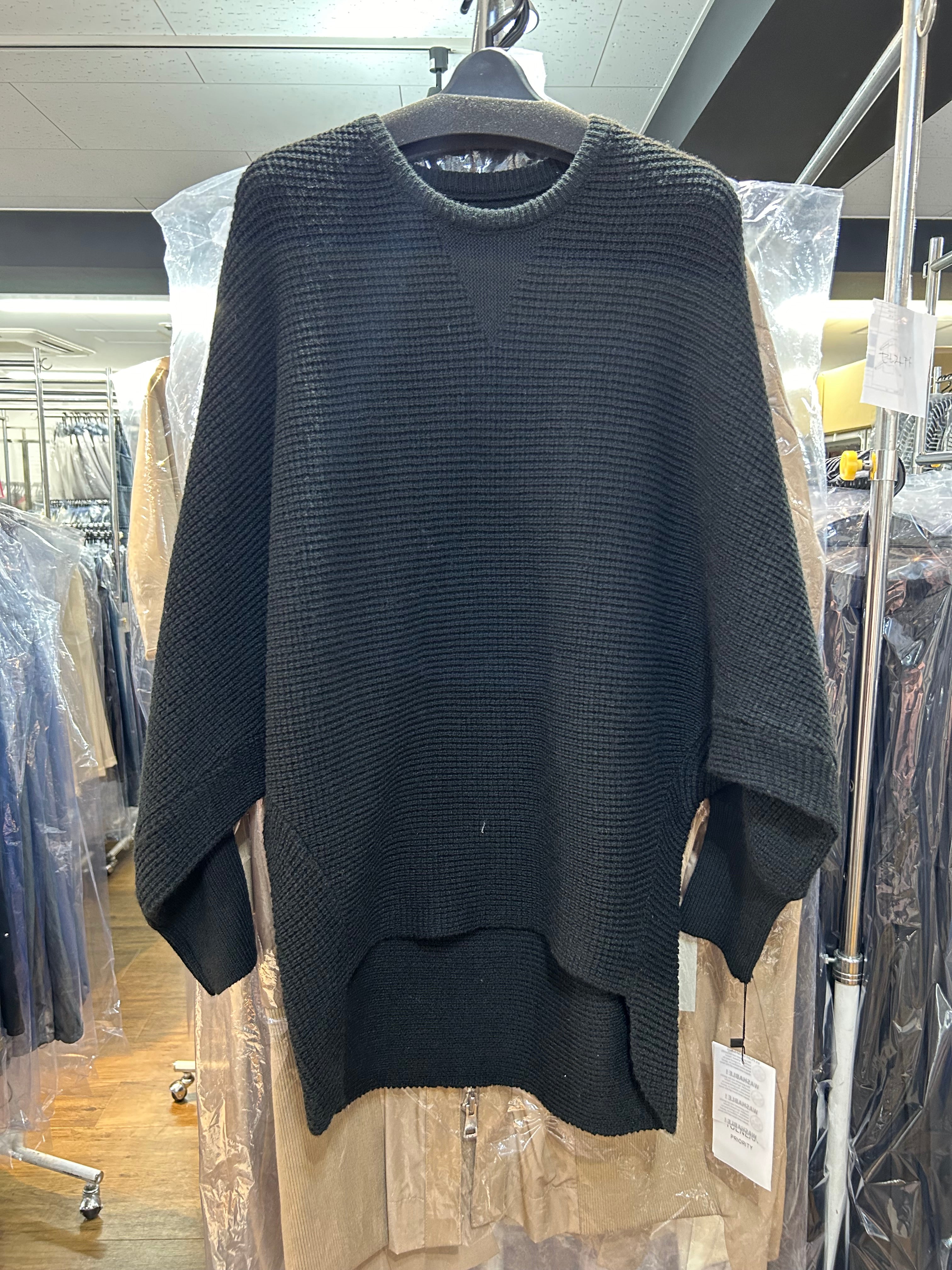 【PRIORITY】TOLNERAワッフルニット -ブラック-　※10/15~21頃より順次発送予定