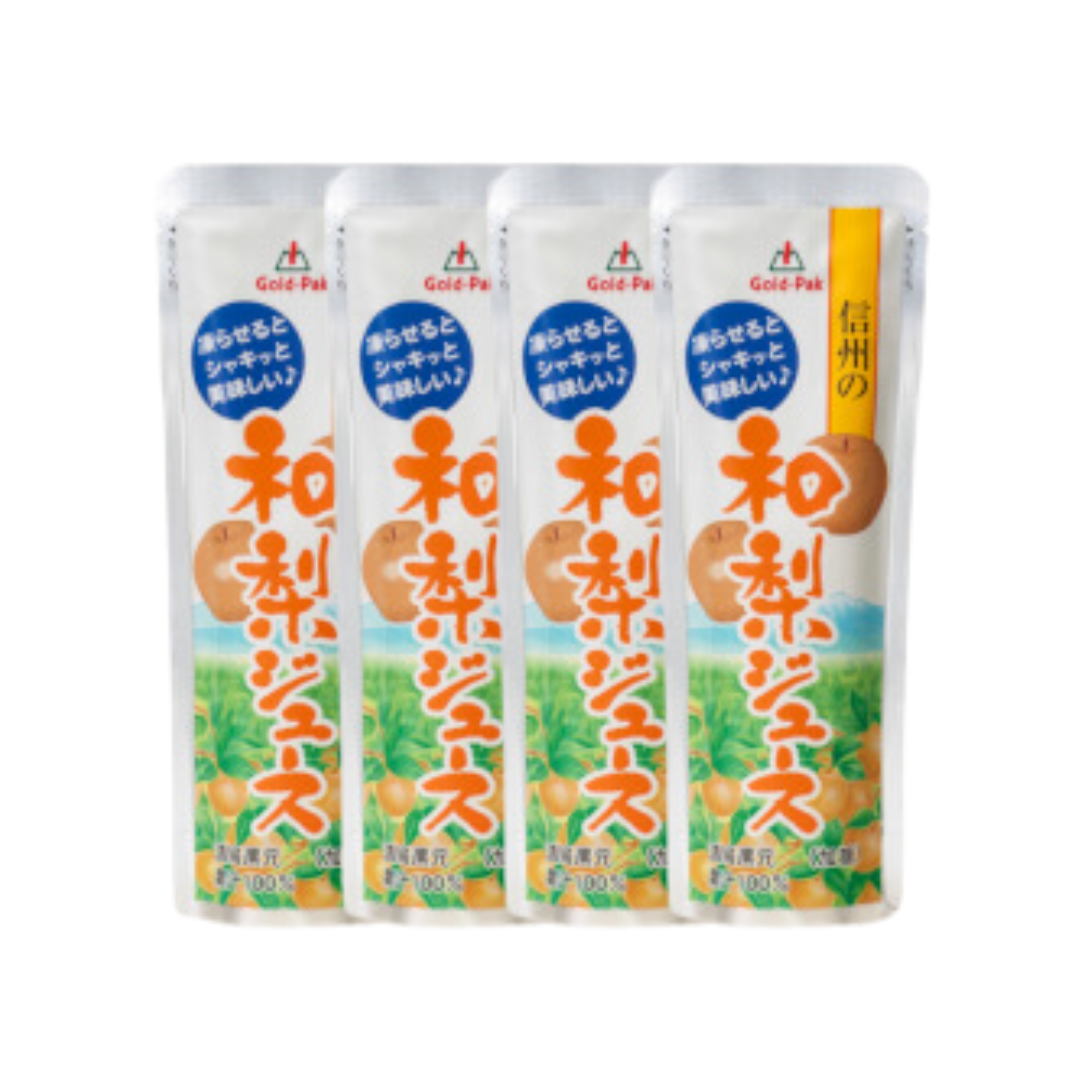 信州和梨のジュース 4本セット　※7/9~7/15迄に順次発送予定