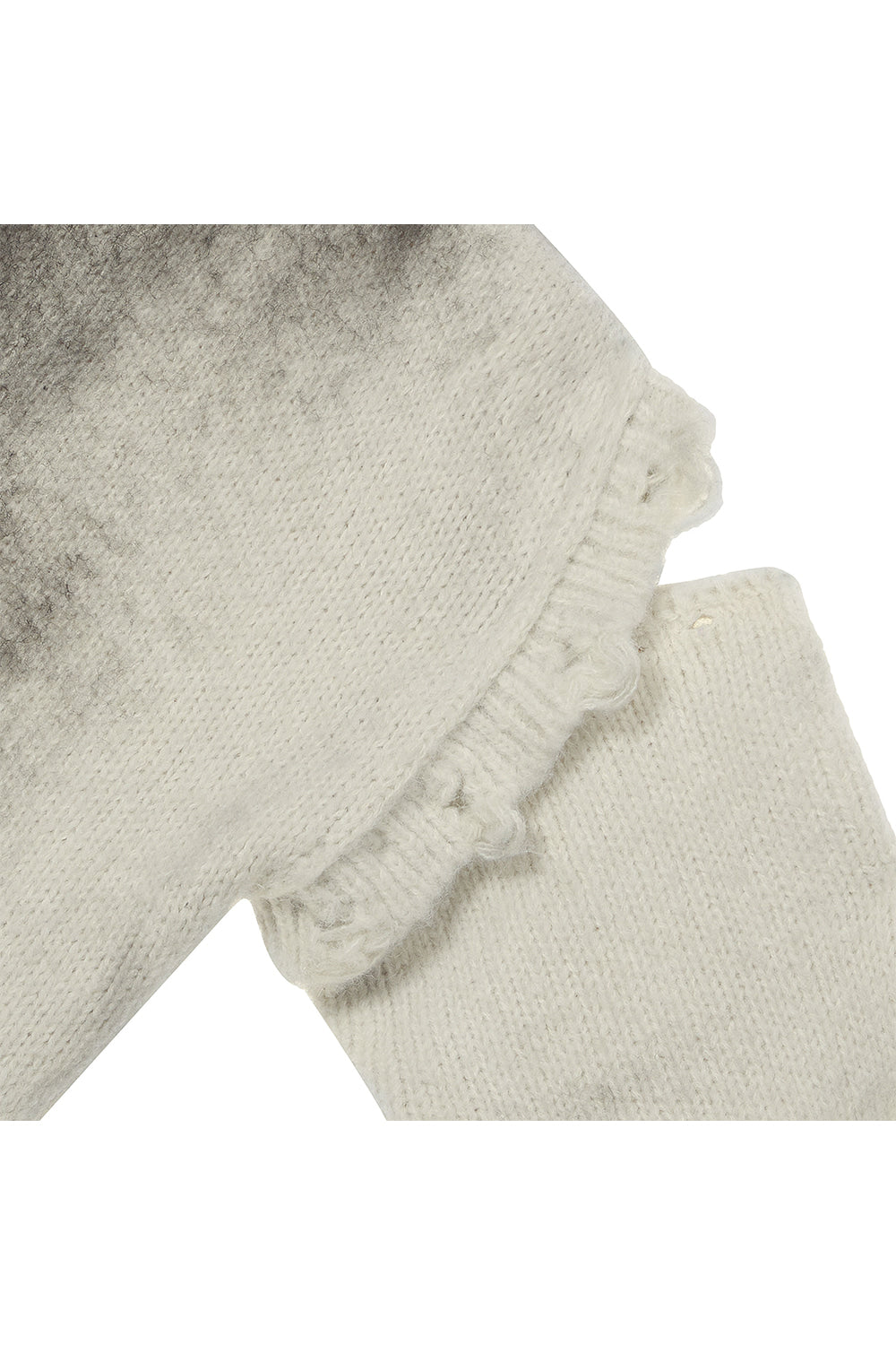 ※予約商品【ULKIN】Spray Oversized Cardigan_Grey　※12月頃より順次配送予定