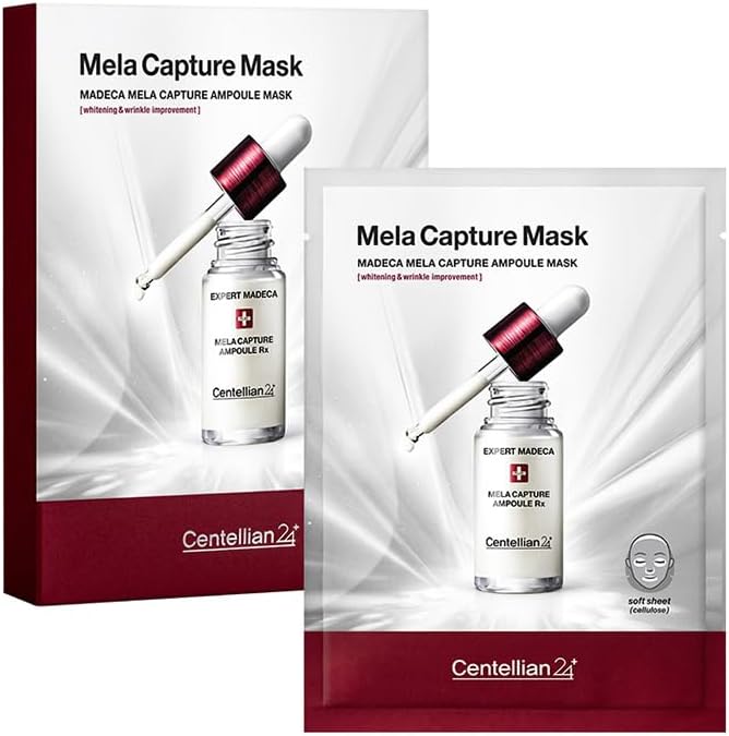 【Centellian24】マデカメラキャプチャーアンプルマスク 25ml (4枚入り) + マデカクリームseason6-パウチ1ml 付き　※4/9~4/15頃より順次発送予定