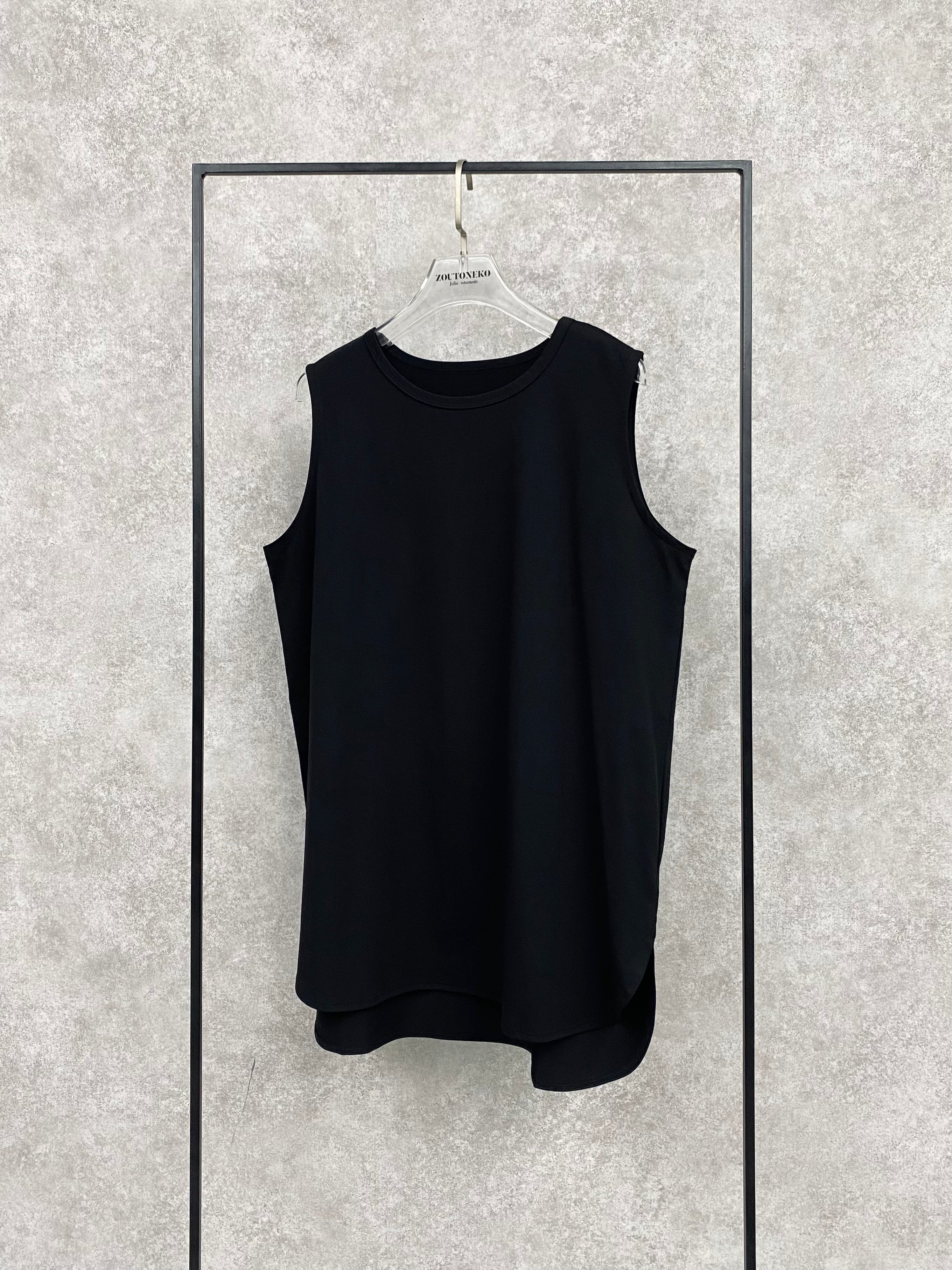【ASYMM】LAYER MATE TANK -black-