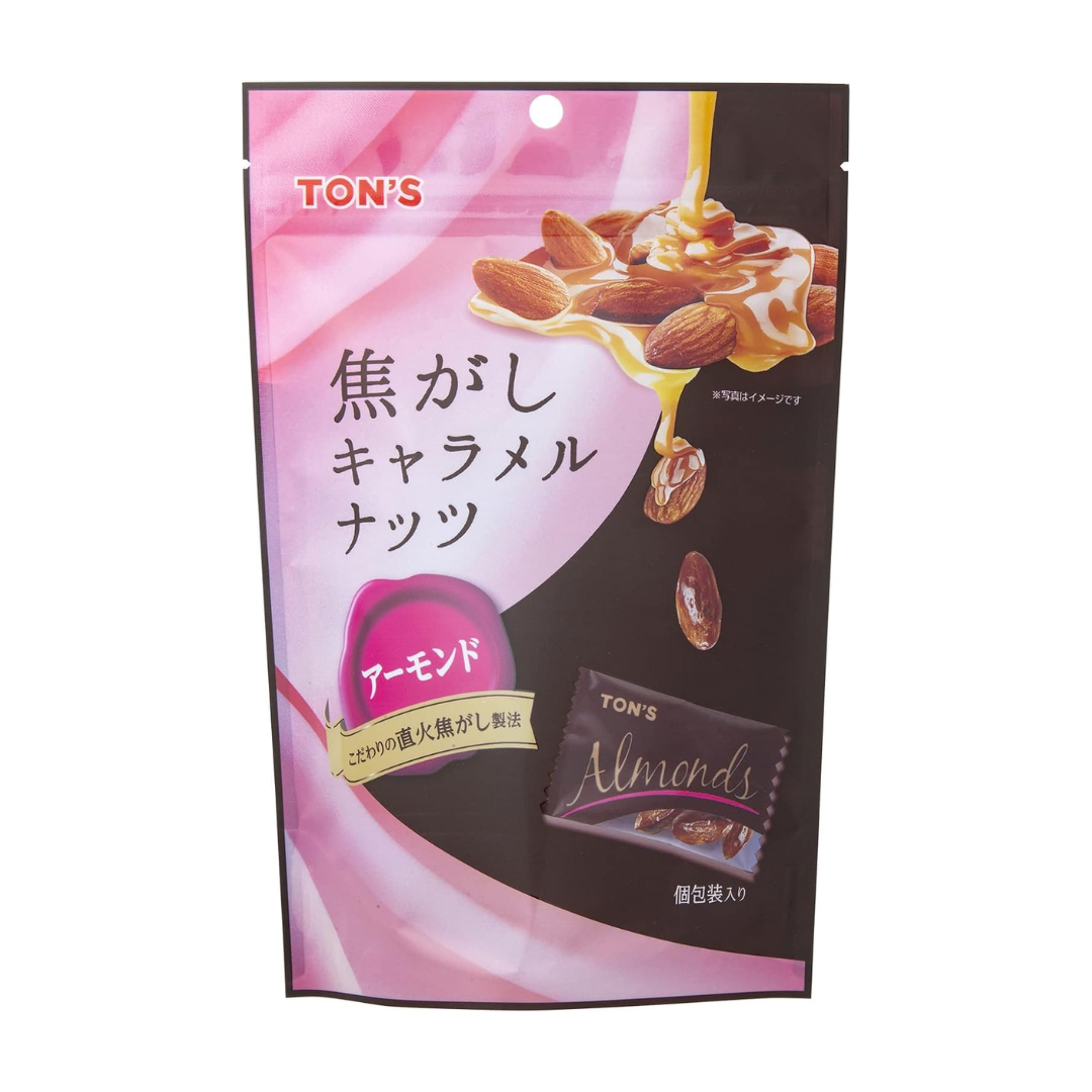 【東洋ナッツ】焦がしキャラメルナッツ アーモンド 105g　※7/2~7/8頃より順次配送