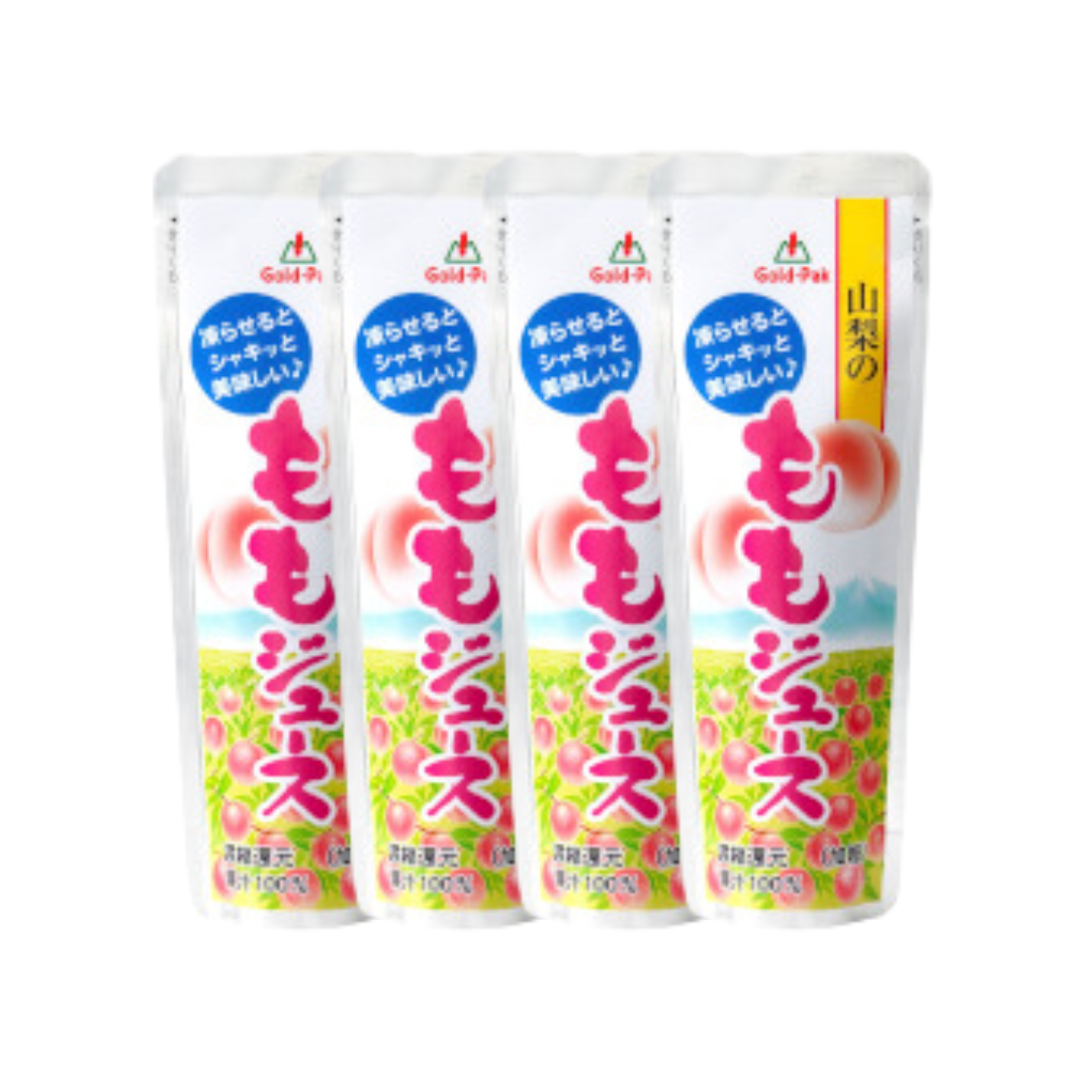 山梨のももジュース 4本セット　※7/9~7/15迄に順次発送予定