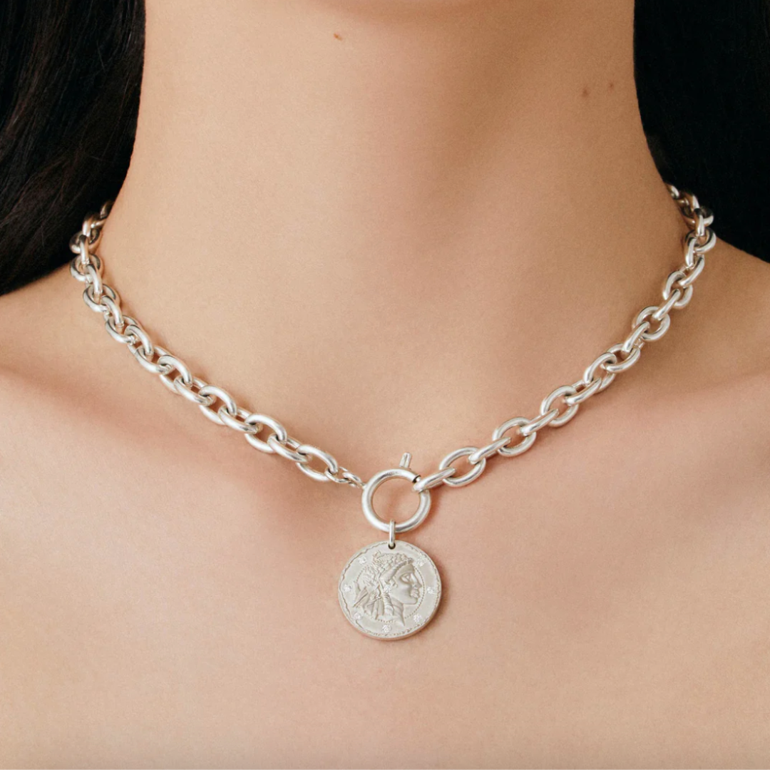 【ENEY】SV ネックレスチェーン ショート (※コイン別売り)　※10/22〜28より弊社事務所から発送