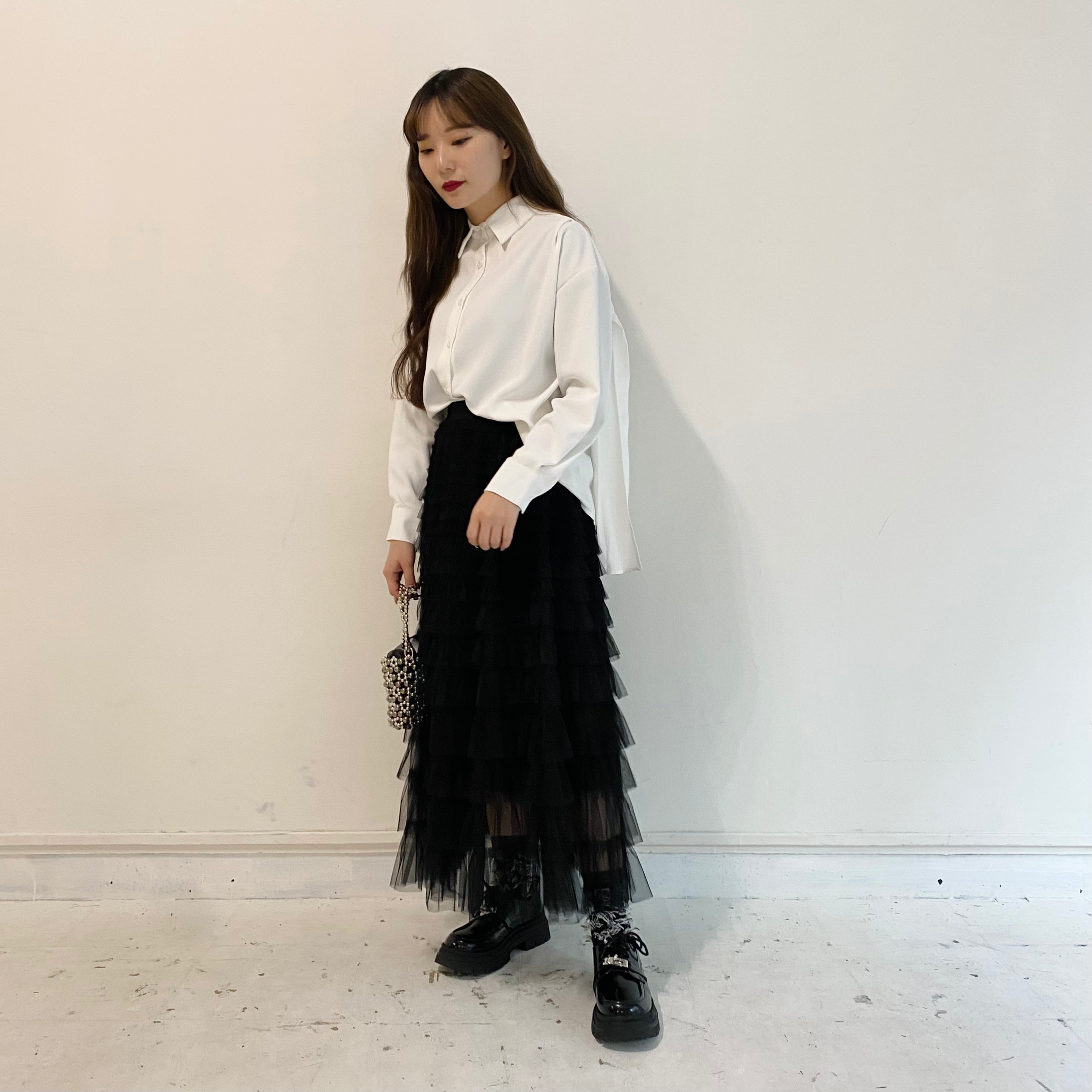 フェアリー(フレア)チュールスカート　 ※12/24-30頃より順次配送