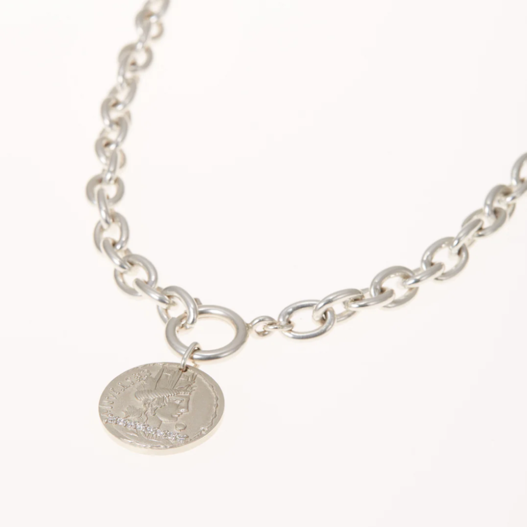 【ENEY】SV ネックレスチェーン ショート (※コイン別売り)　※10/22〜28より弊社事務所から発送