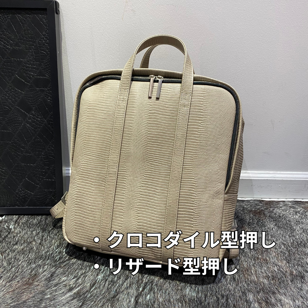 ⚠️予約【M.U.L.】ミニマルバックパック -グレージュ-　※R7. 6月末納品予定