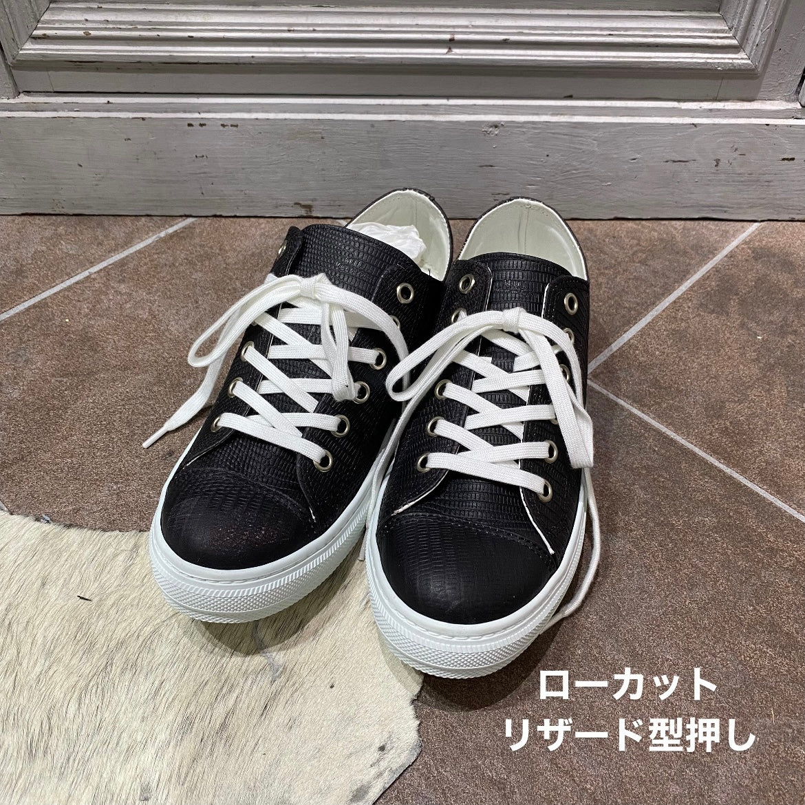 ⚠️予約【M.U.L.】ローカットスニーカー -vintage ブラック-　※R7. 6月末納品予定