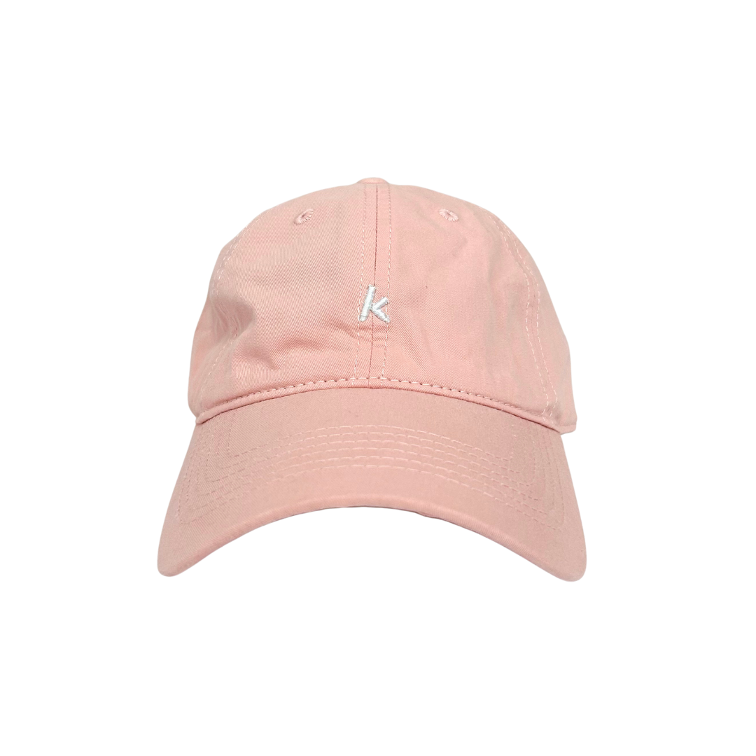 アルファベット「K」キャップ -ピンク-　※8/6〜12迄に順次発送予定