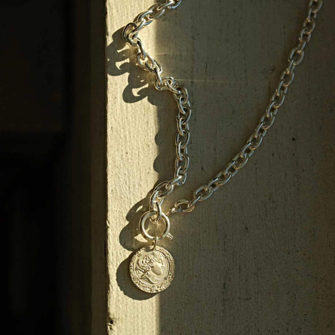 【ENEY】SV ネックレスチェーン ショート (※コイン別売り)　※10/22〜28より弊社事務所から発送