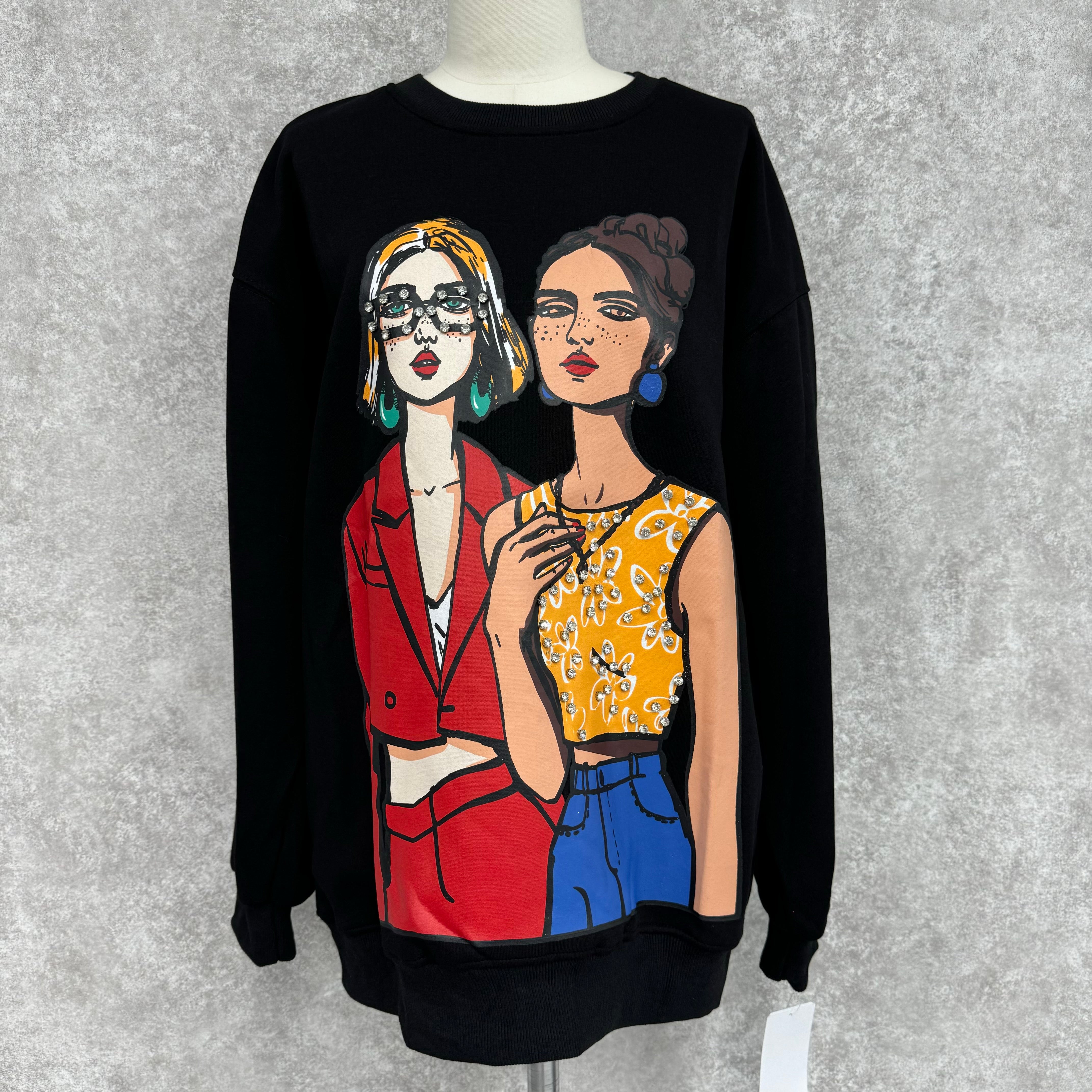 マブダチスウェット　-ブラック-　※10/15-21頃より順次配送予定