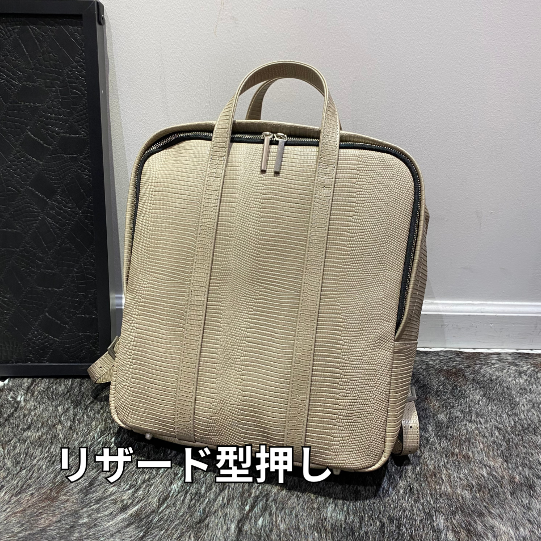 ⚠️予約【M.U.L.】ミニマルバックパック -グレージュ-　※R7. 6月末納品予定