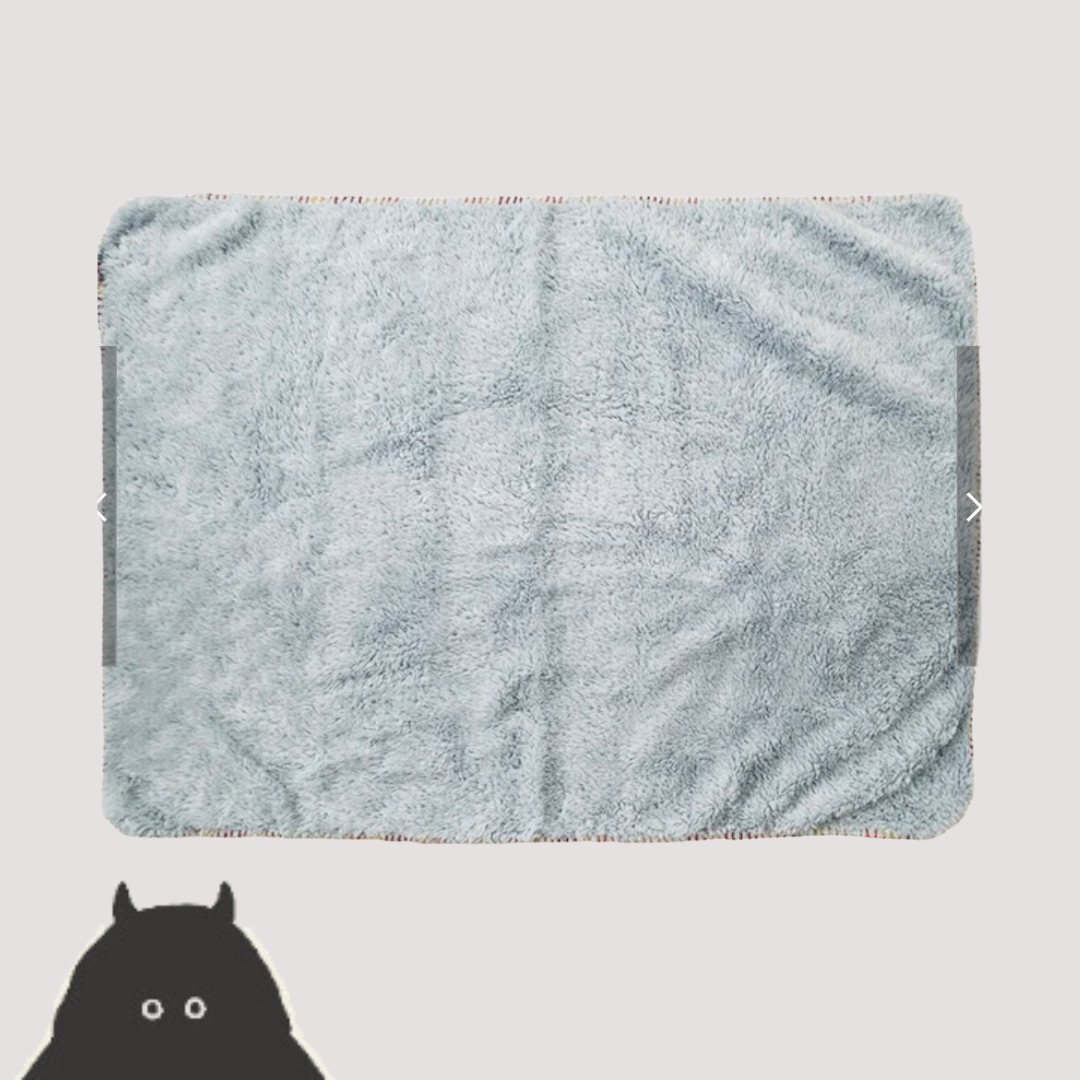 Furry ブランケット in ぬいぐるみ -ホワイト-　※11/19-25頃より順次配送予定