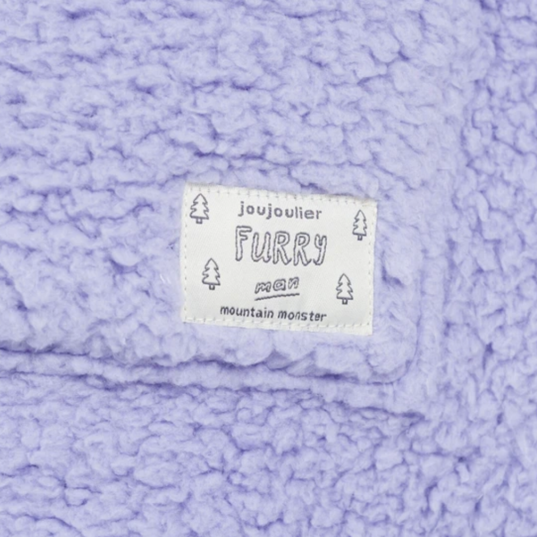 Furry ボアブランケットローブ -ラベンダー-　※11/19-25頃より順次配送予定