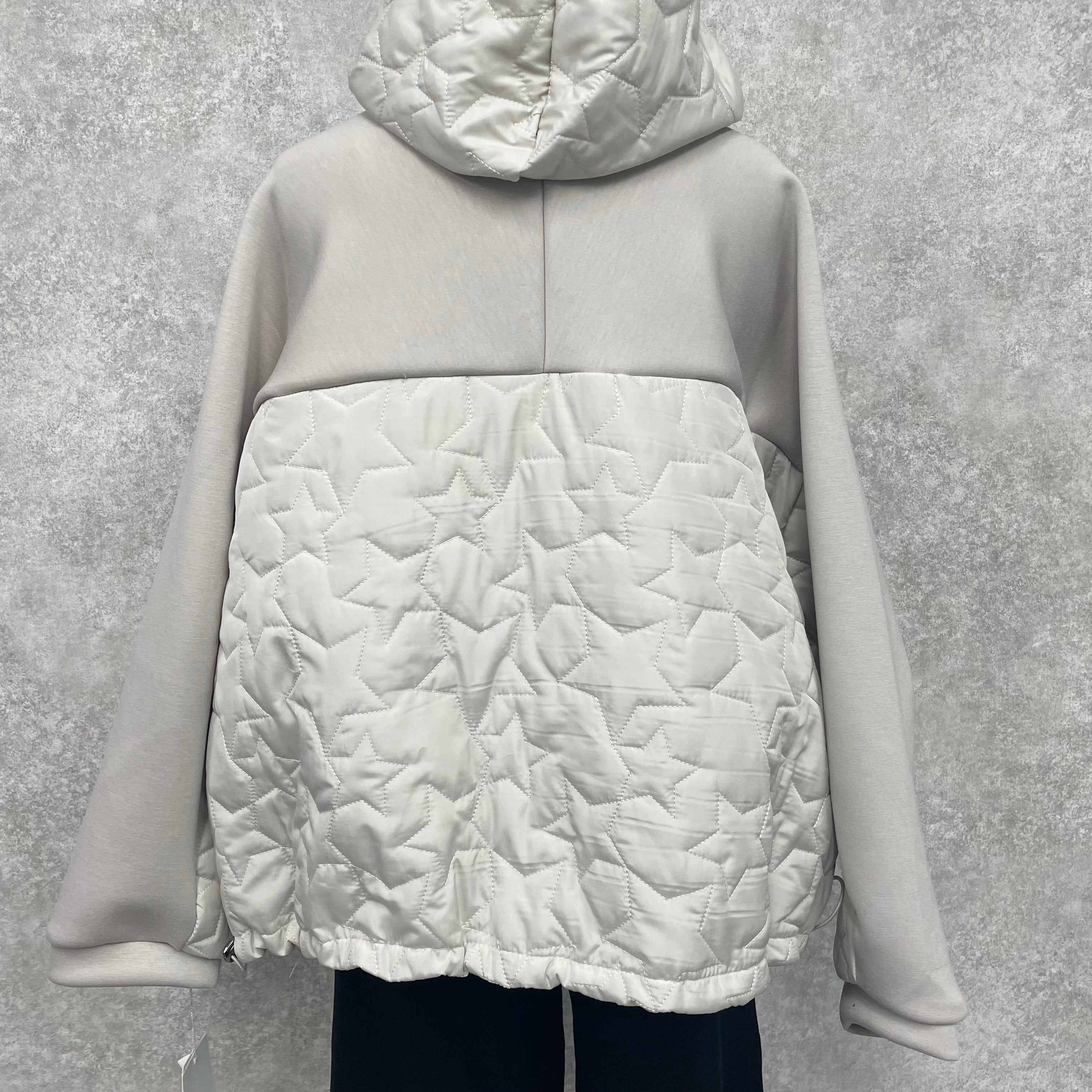 スターキルティングライトブルゾン -ベージュ-　※10/22~28頃より順次発送　　※ハンガー納品