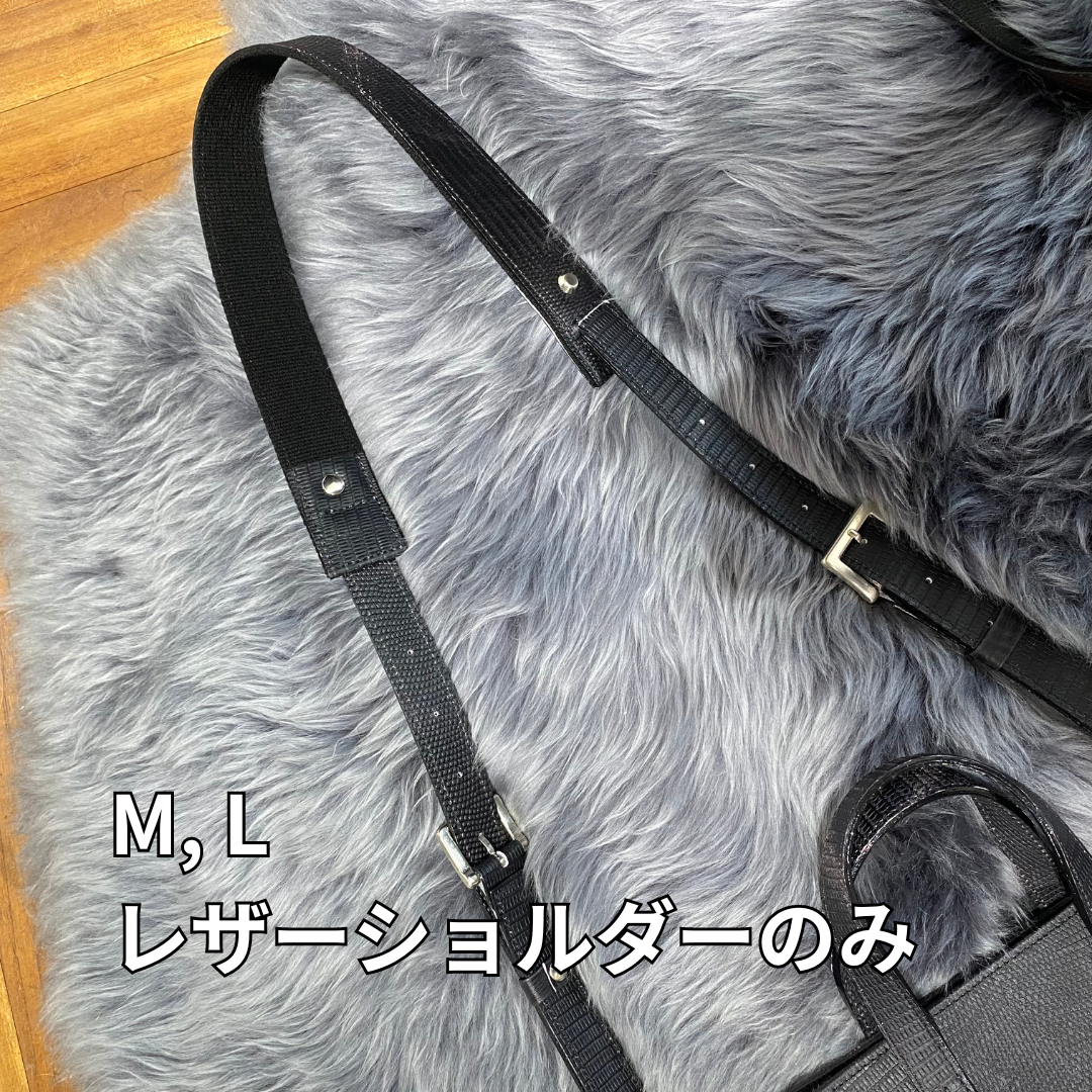 ⚠️予約【M.U.L.】スクエアトート クロコダイル型押し -vintage ブラック-　※R7. 6月末納品予定