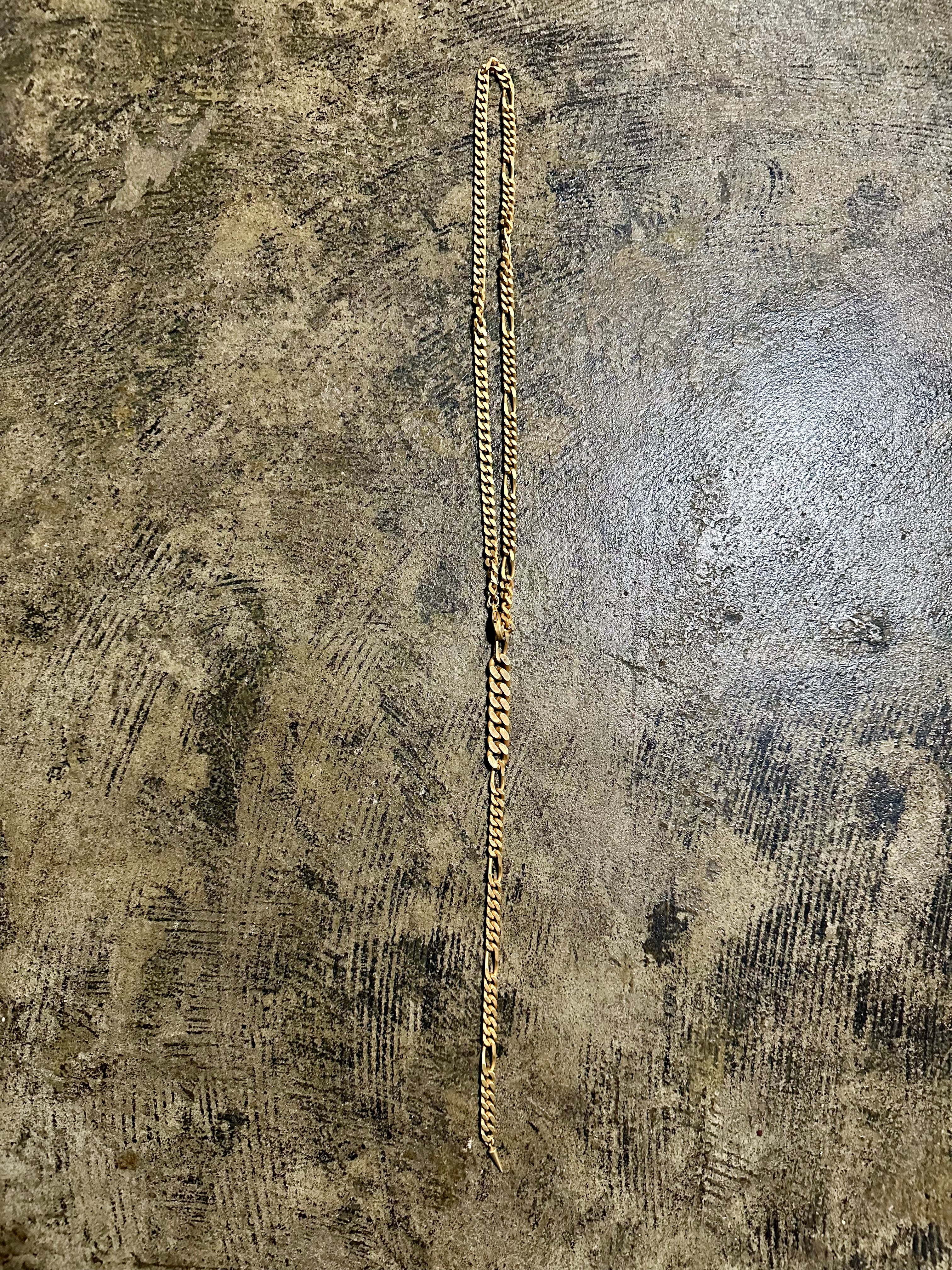 ⚠️予約【MULA001-101012】チェーンラリエットネックレス -マットゴールド-　※R7. 6月末納品予定