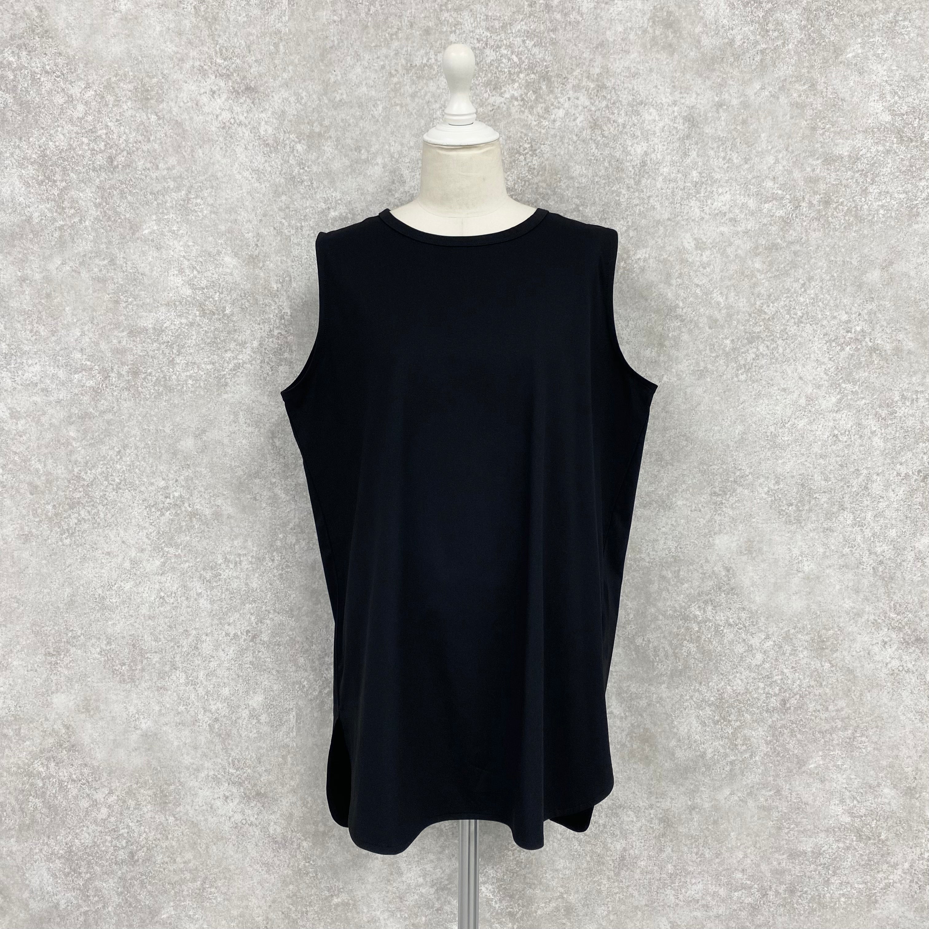 【ASYMM】LAYER MATE TANK -black-
