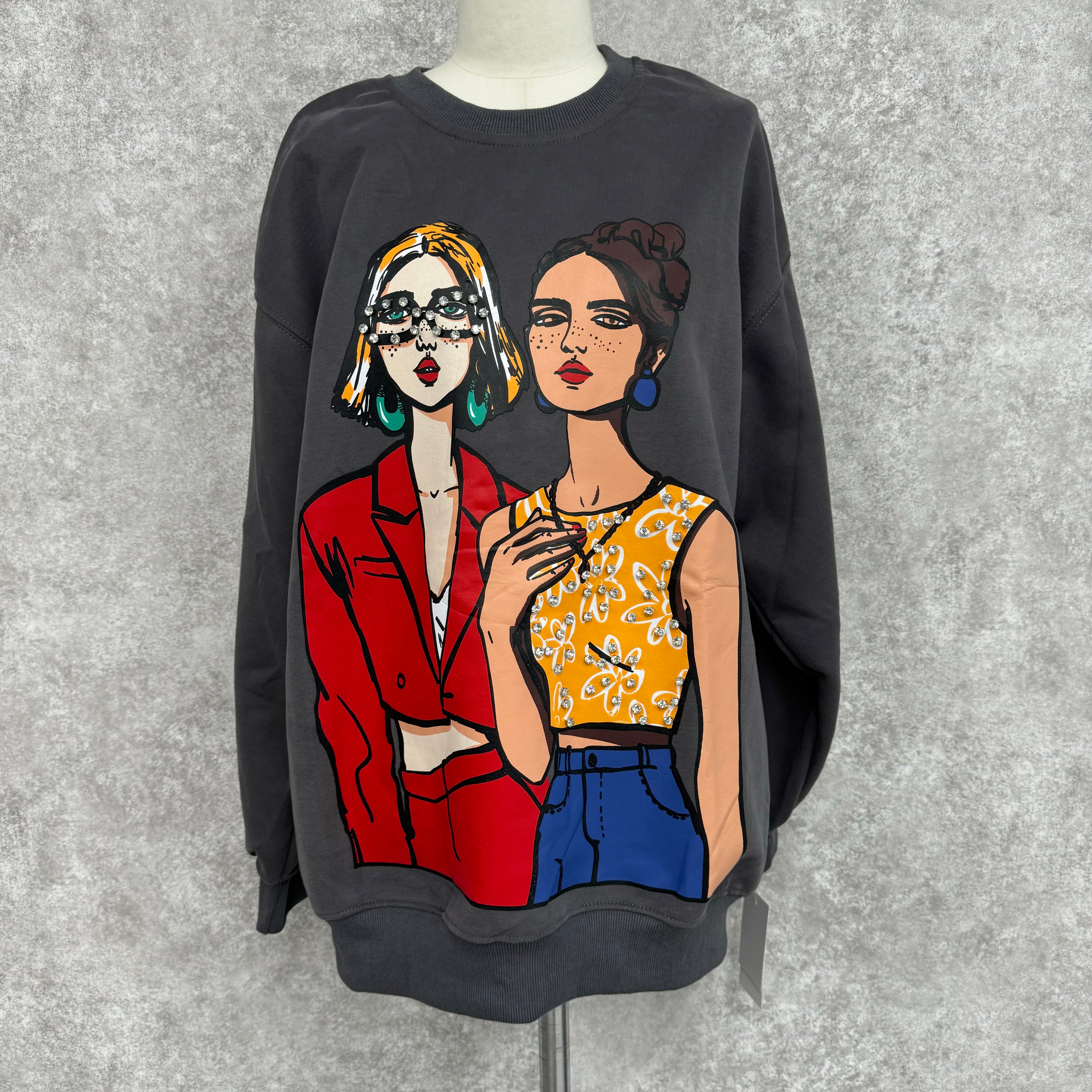 マブダチスウェット　-グレー-　※10/15-21頃より順次配送予定