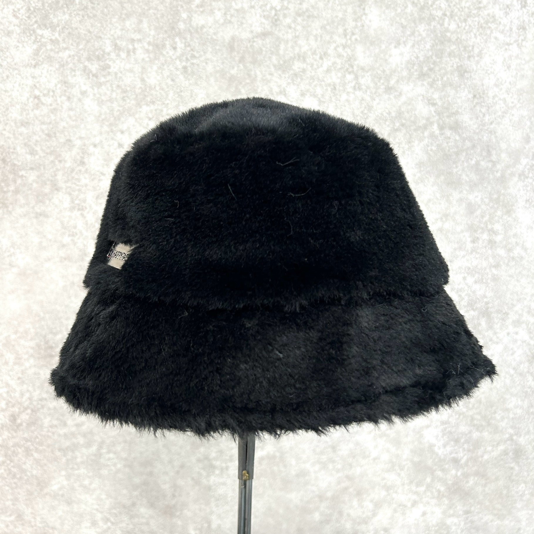 【HAPPYFACE】ＥＭＭＡ　ファーバケットハット　-ブラック-　※10/22〜10/28より順次発送