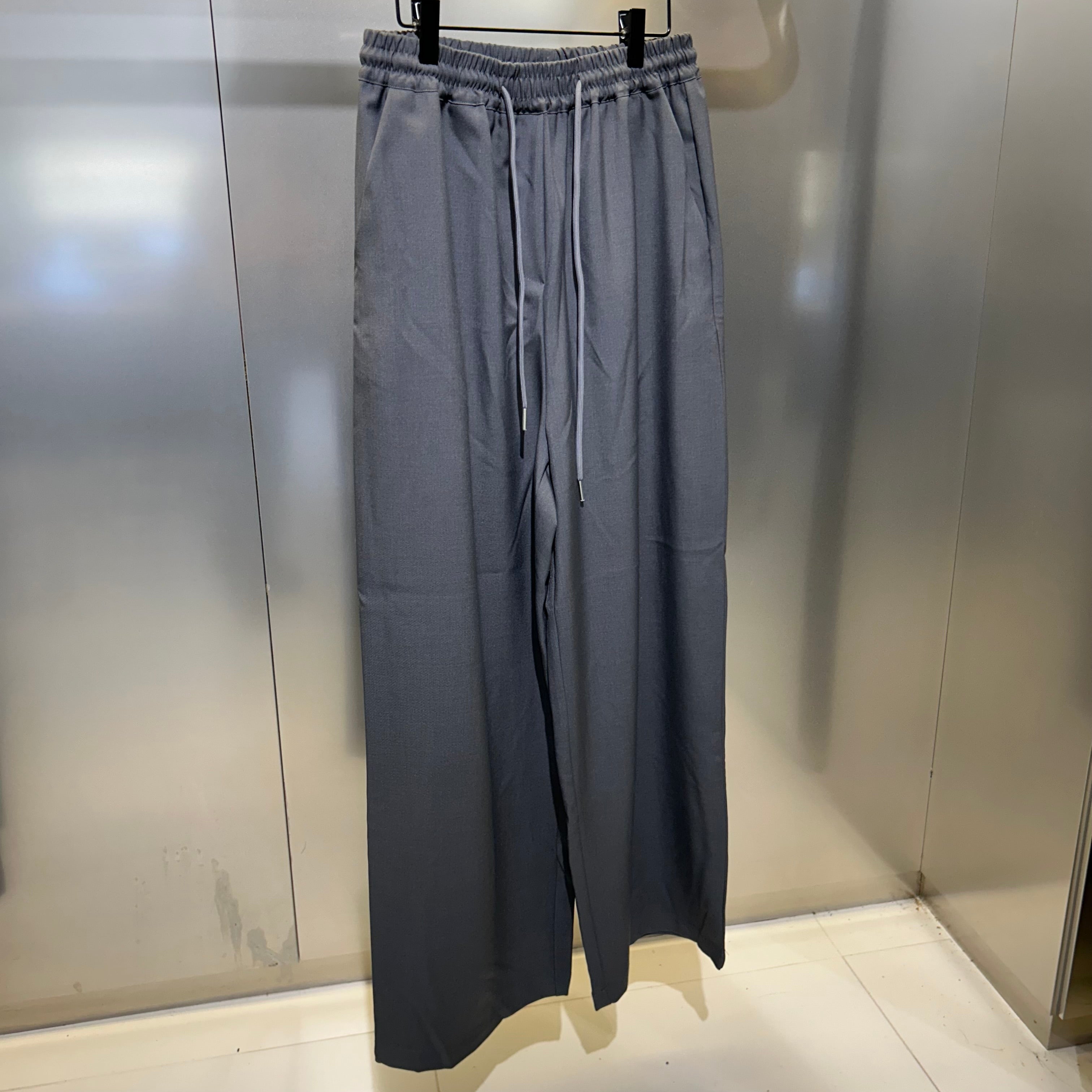 【LA MINE DOR】シンプルストレートパンツ -グレー-　※10月下旬〜11月上旬頃より順次発送予定