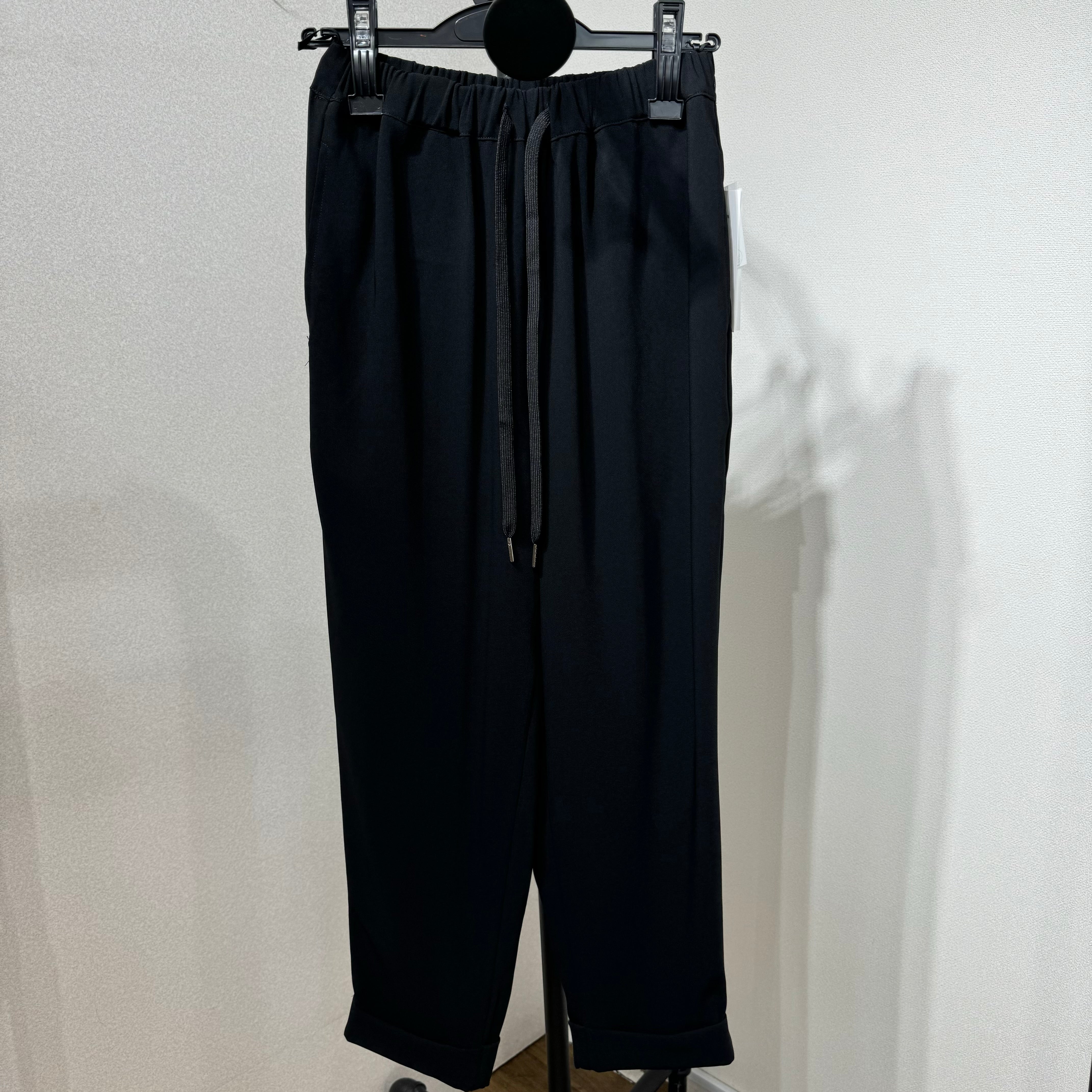 【PRIORITY】テーパードパンツ -ブラック-　※38サイズ  041  ※9/17~23より順次発送予定