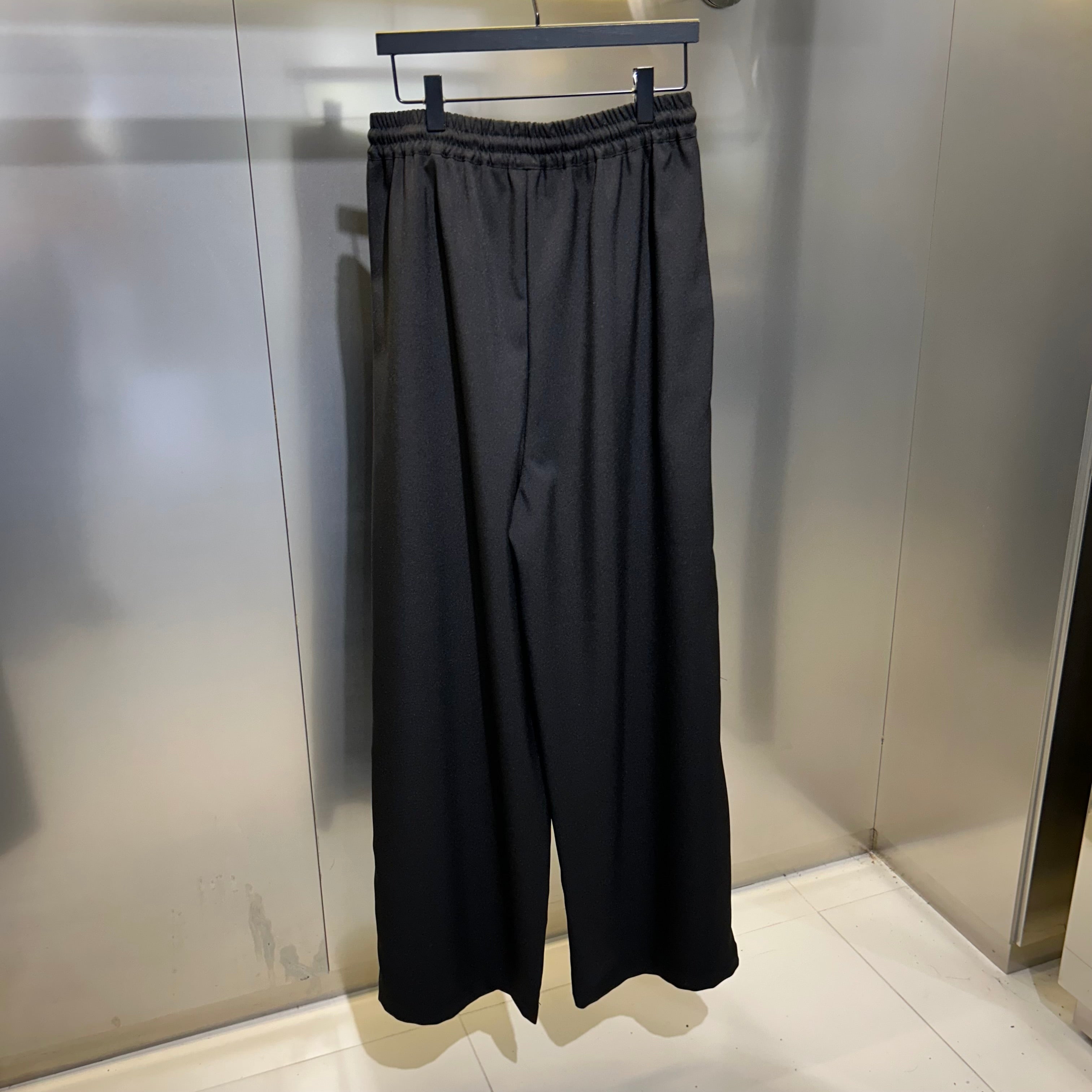 【LA MINE DOR】シンプルストレートパンツ -ブラック-　※10月下旬〜11月上旬頃より順次発送予定