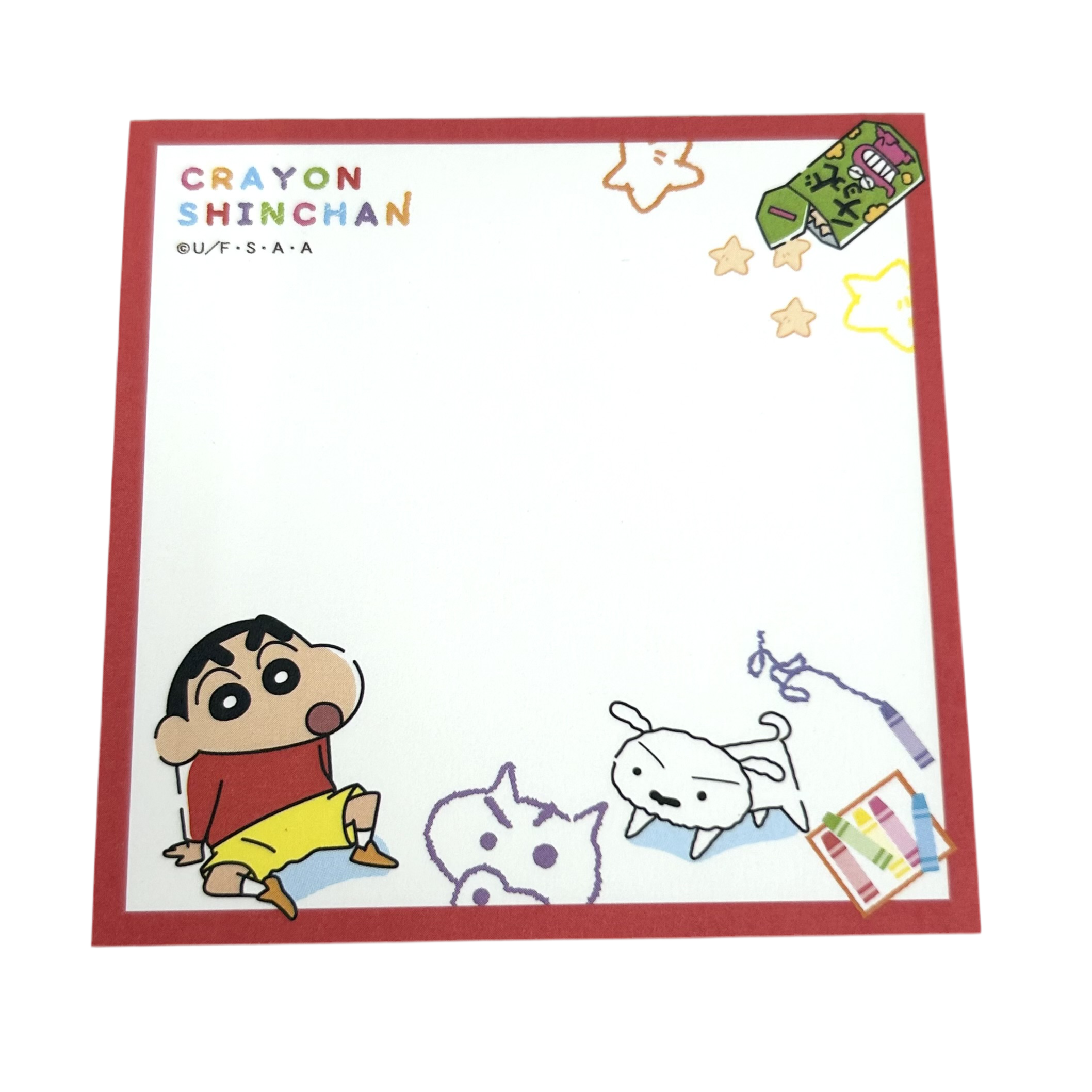 クレヨンしんちゃんレイヤーメモ　-わくわくおえかき-　※9/17-23より順次発送予定