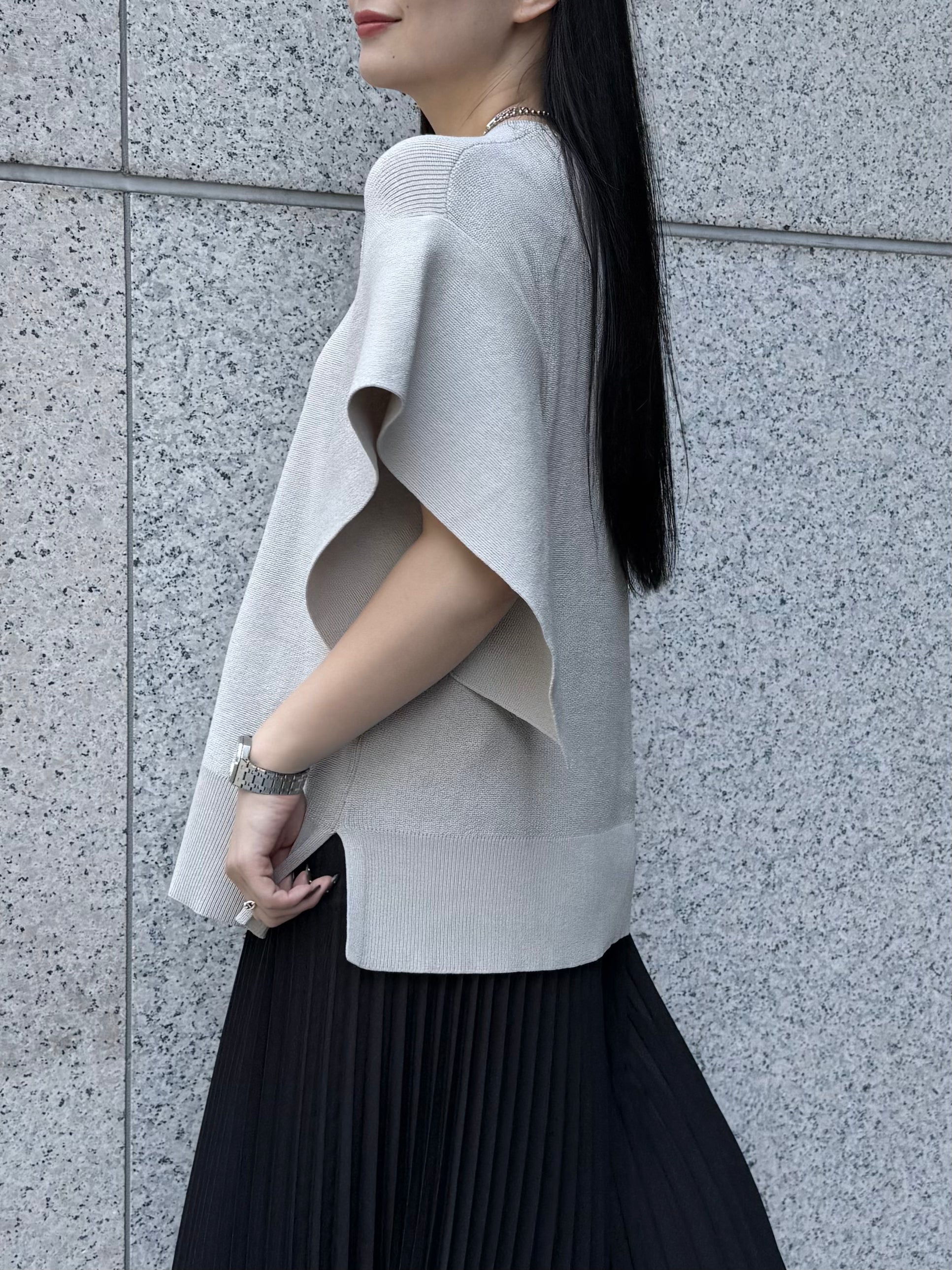 【ASYMM】Slow Knit -greige-