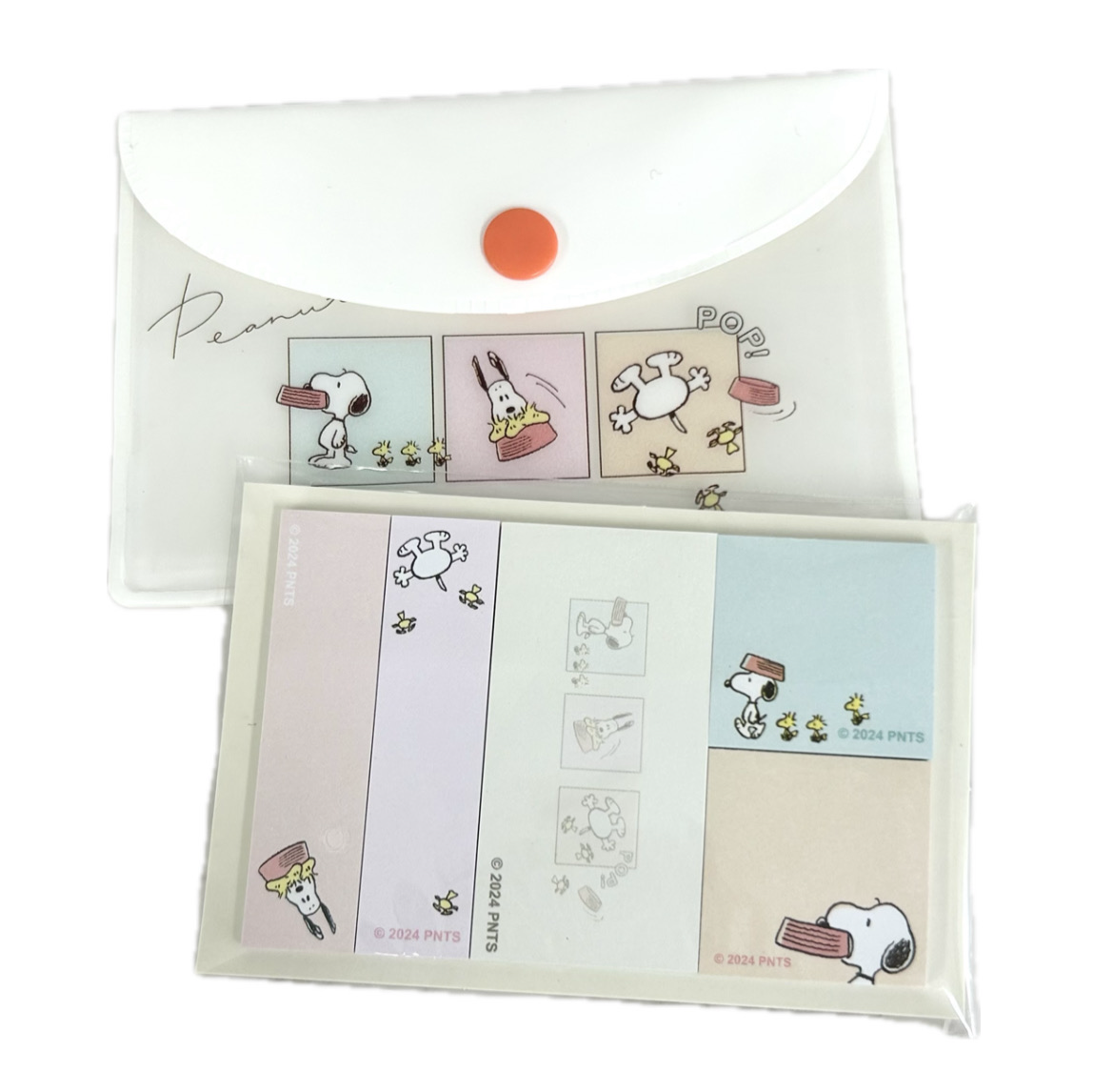 スヌーピーポーチ入り付箋　-Ｃｏｍｉｃ-　※9/17-23より順次発送予定