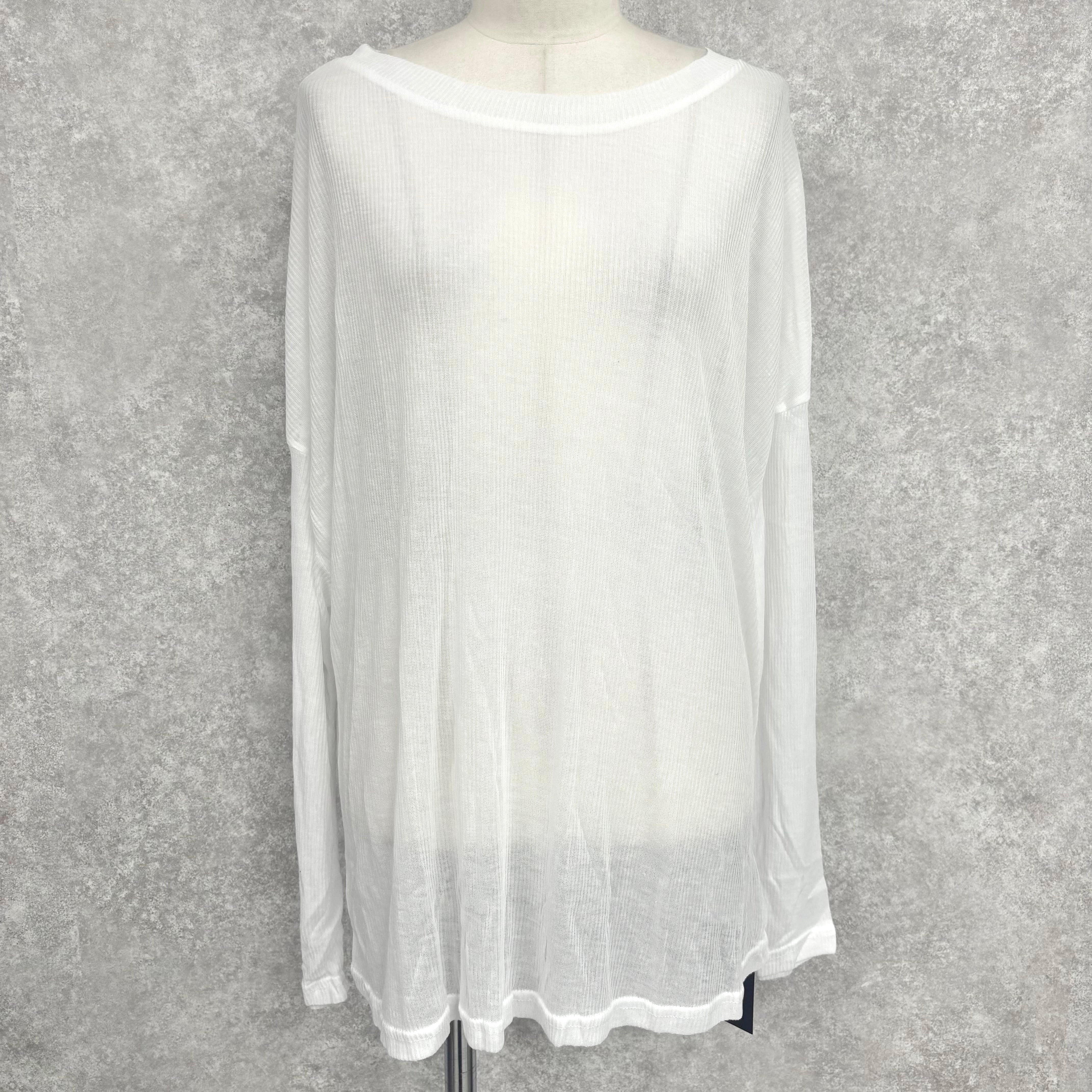 シンプルシアートップス -ホワイト-　※7/23〜29迄に順次発送予定