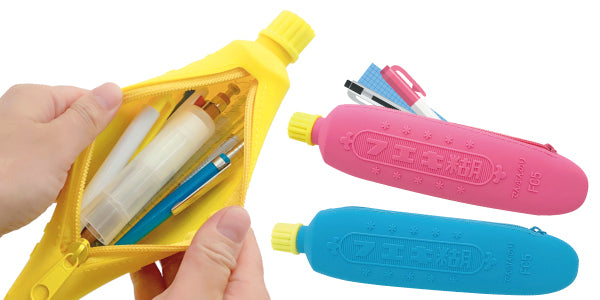 【フエキ】チューブのりペンケース イエロー　※11/19〜25より順次発送