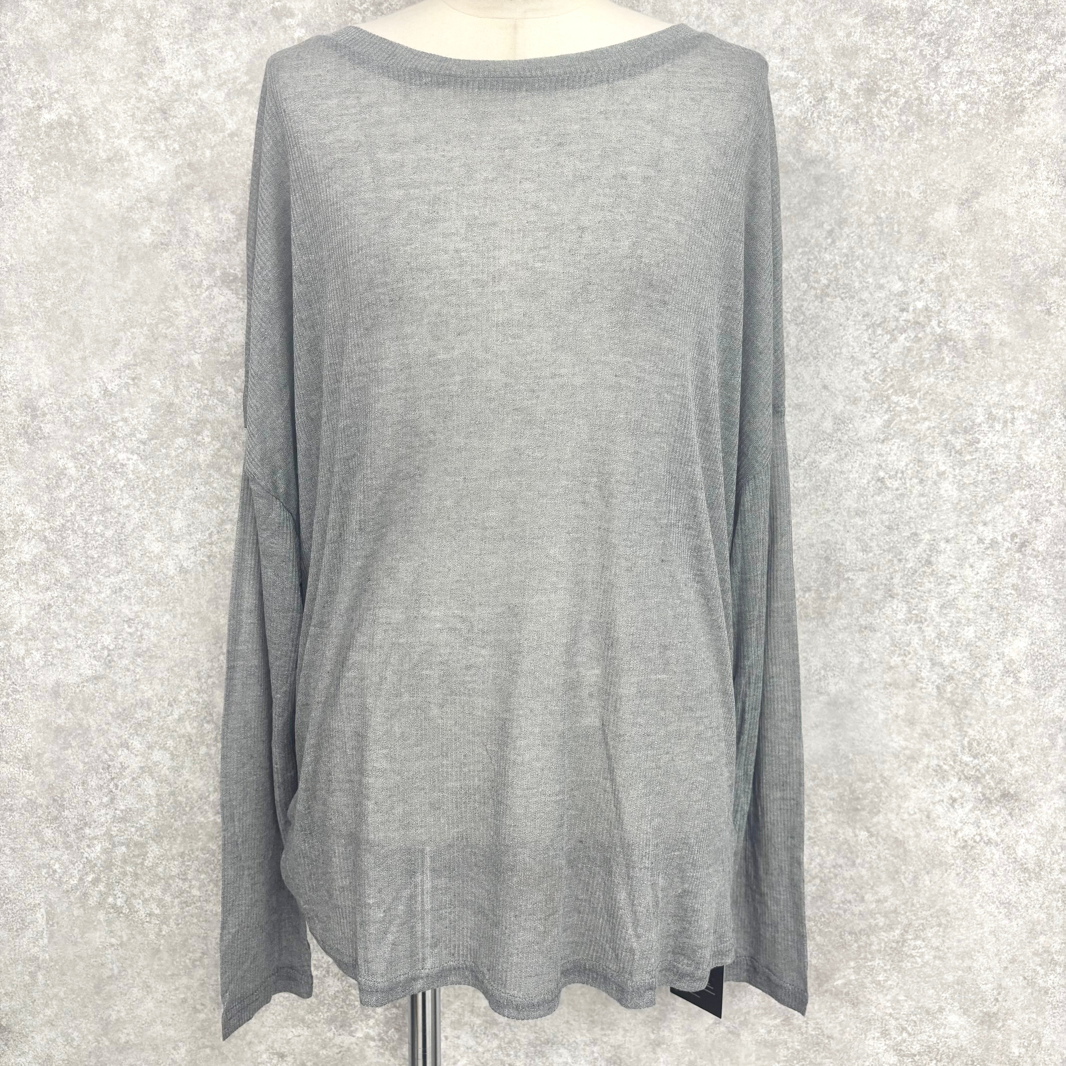 シンプルシアートップス -グレー-　※7/23〜29迄に順次発送予定