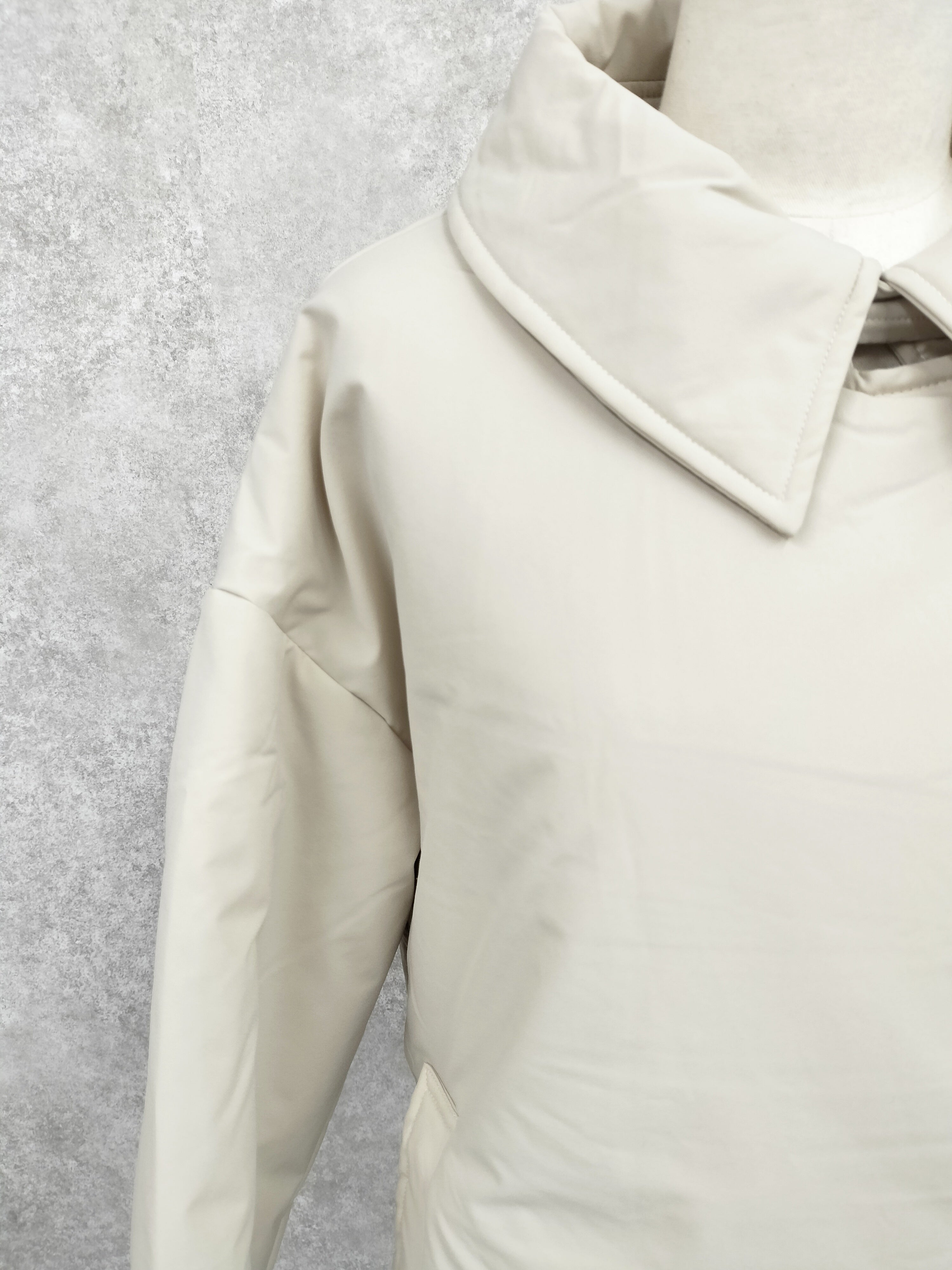 ステンカラーアウター　-エクリュ-　※3/19〜25迄に順次発送予定