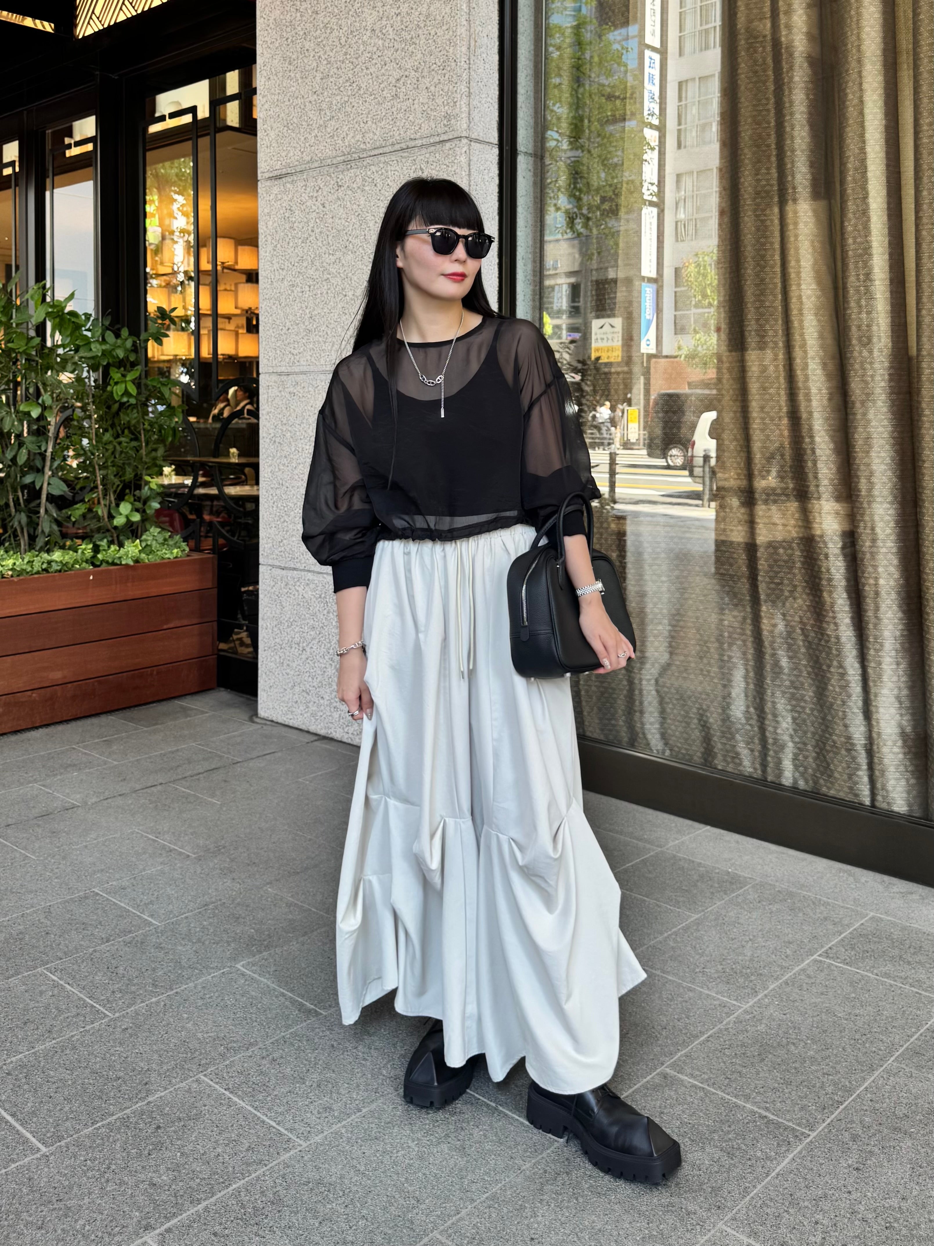 【ASYMM】NOIR VEIL TOPS