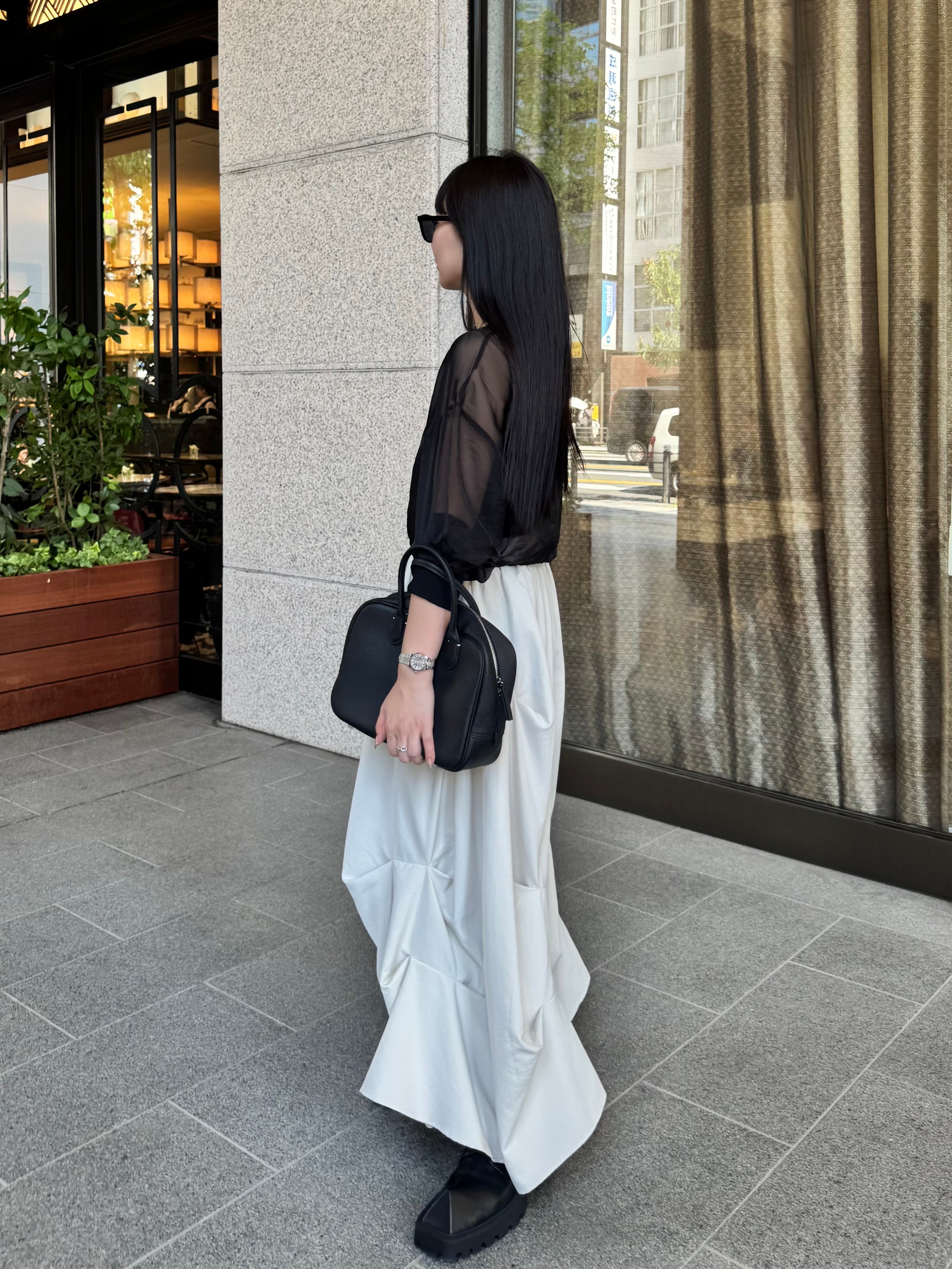 【ASYMM】NOIR VEIL TOPS