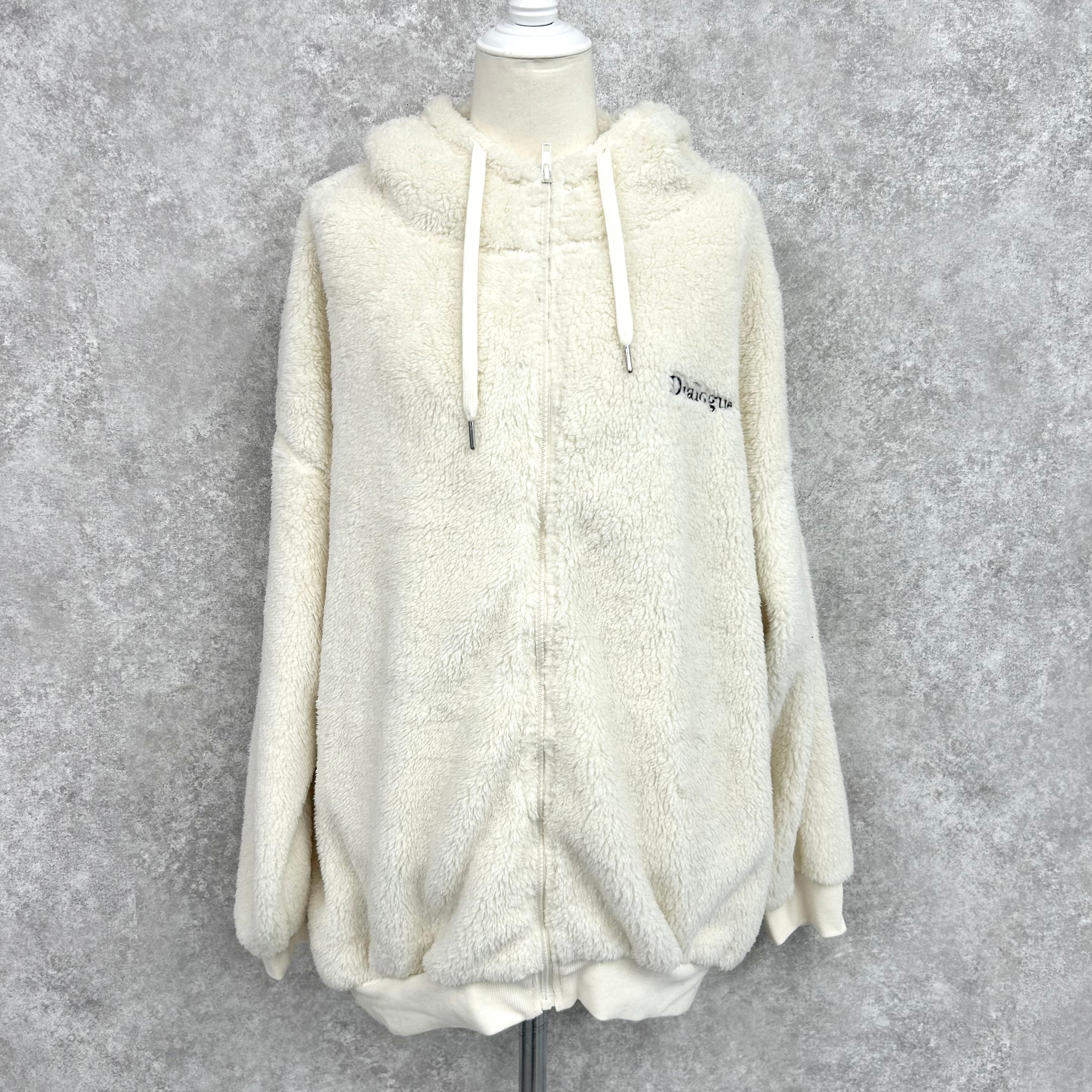 ボアパーカー　-ホワイト-　※1/14〜20頃より順次発送予定