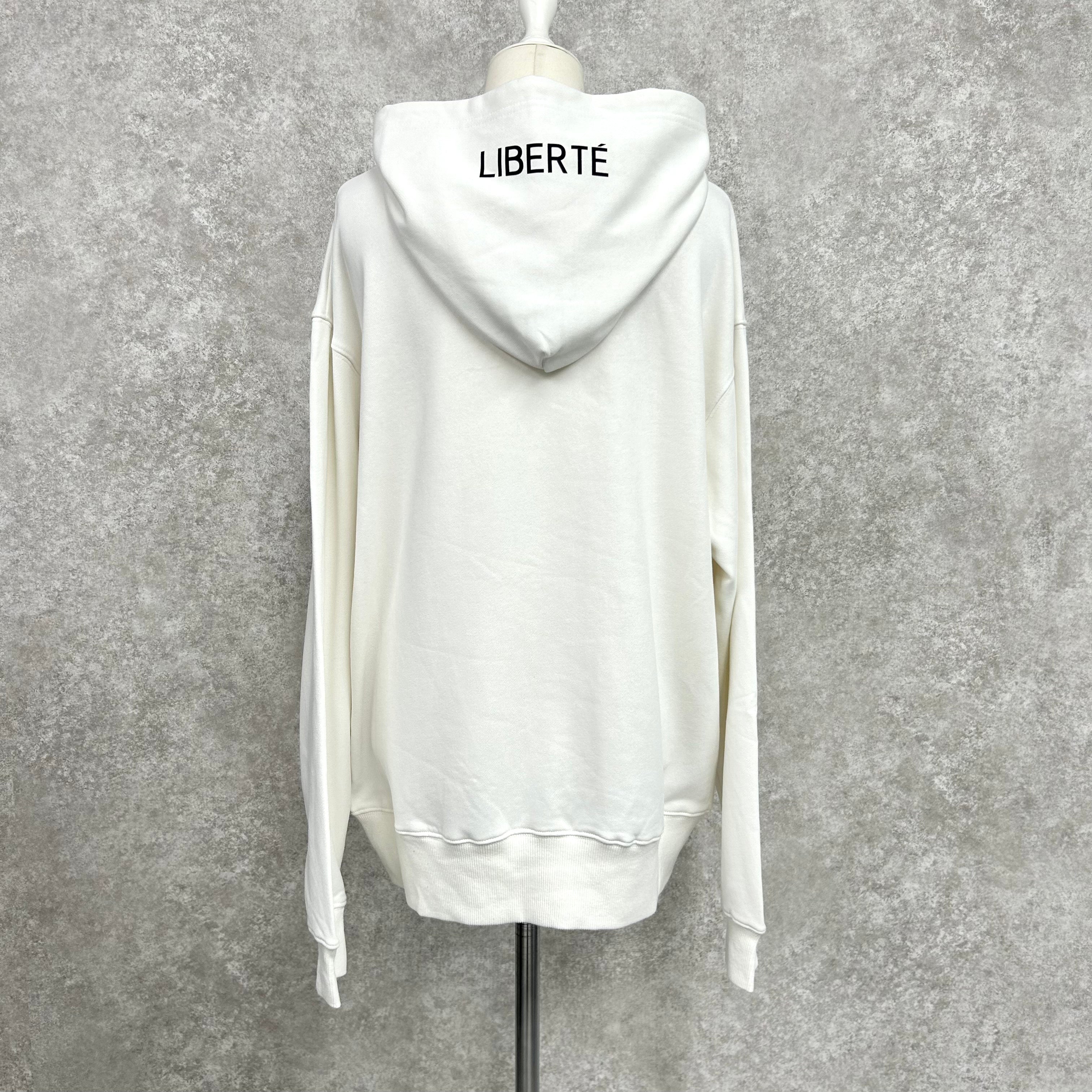 【HAPPYFACE】EMMA LIBERTEパーカー -ホワイト-　※10/22～28より順次配送