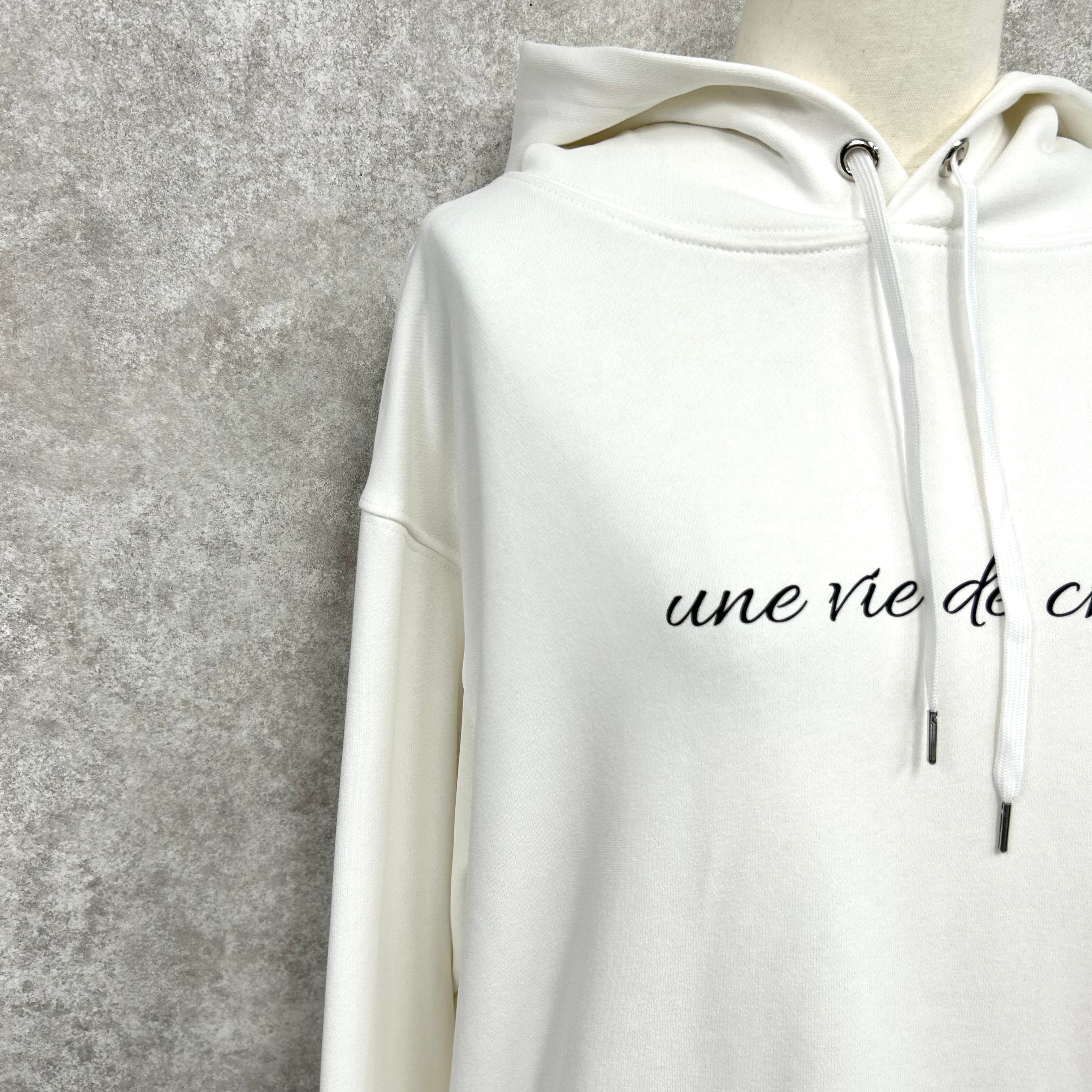 【HAPPYFACE】EMMA 見返りパーカー -ホワイト-　※10/22～28より順次配送